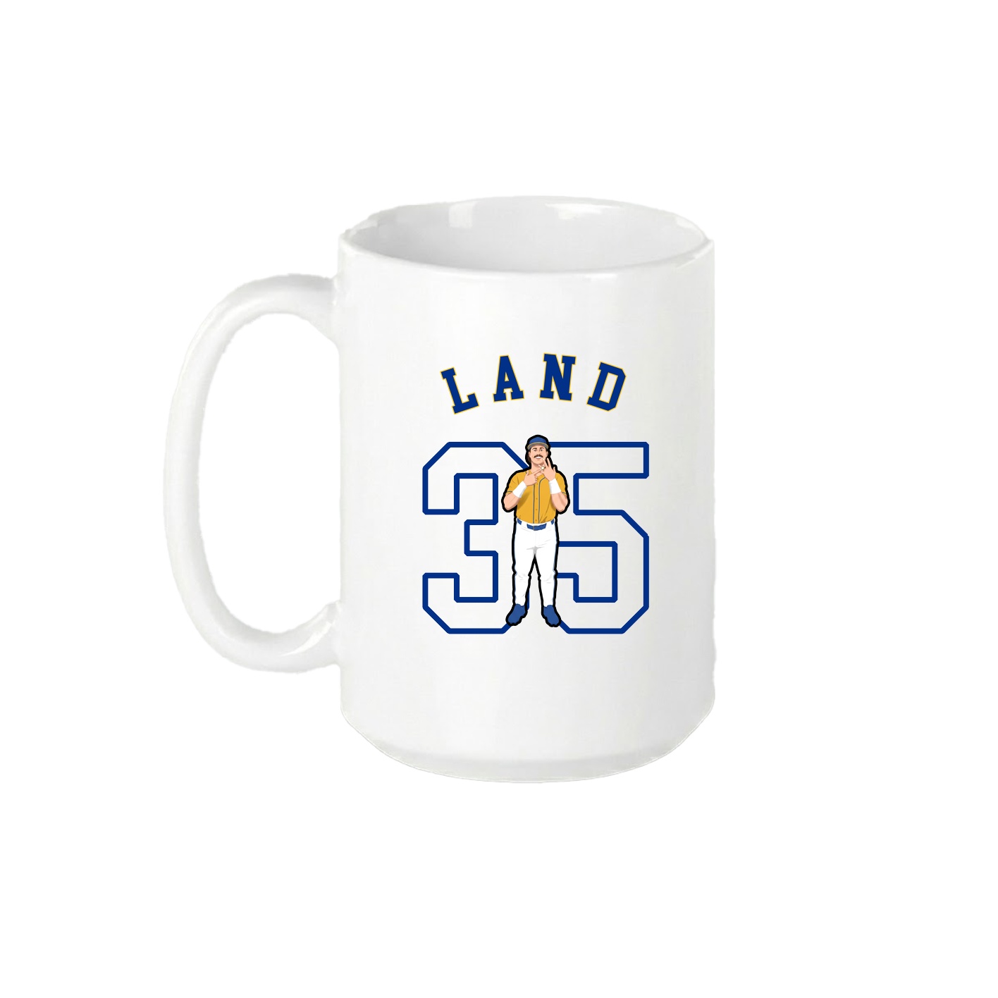 15oz Coffee Mug — Shirsey Arch in White