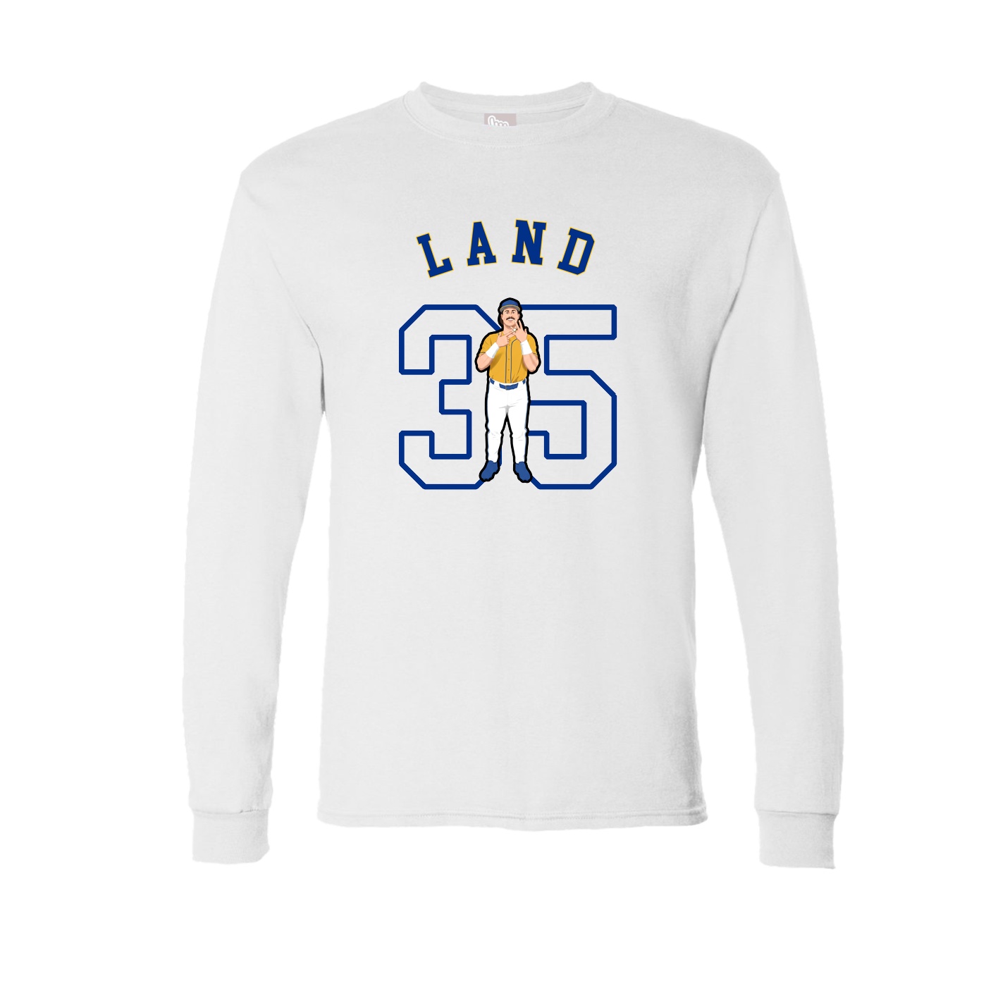 Long Sleeve Tee — Shirsey Arch in White