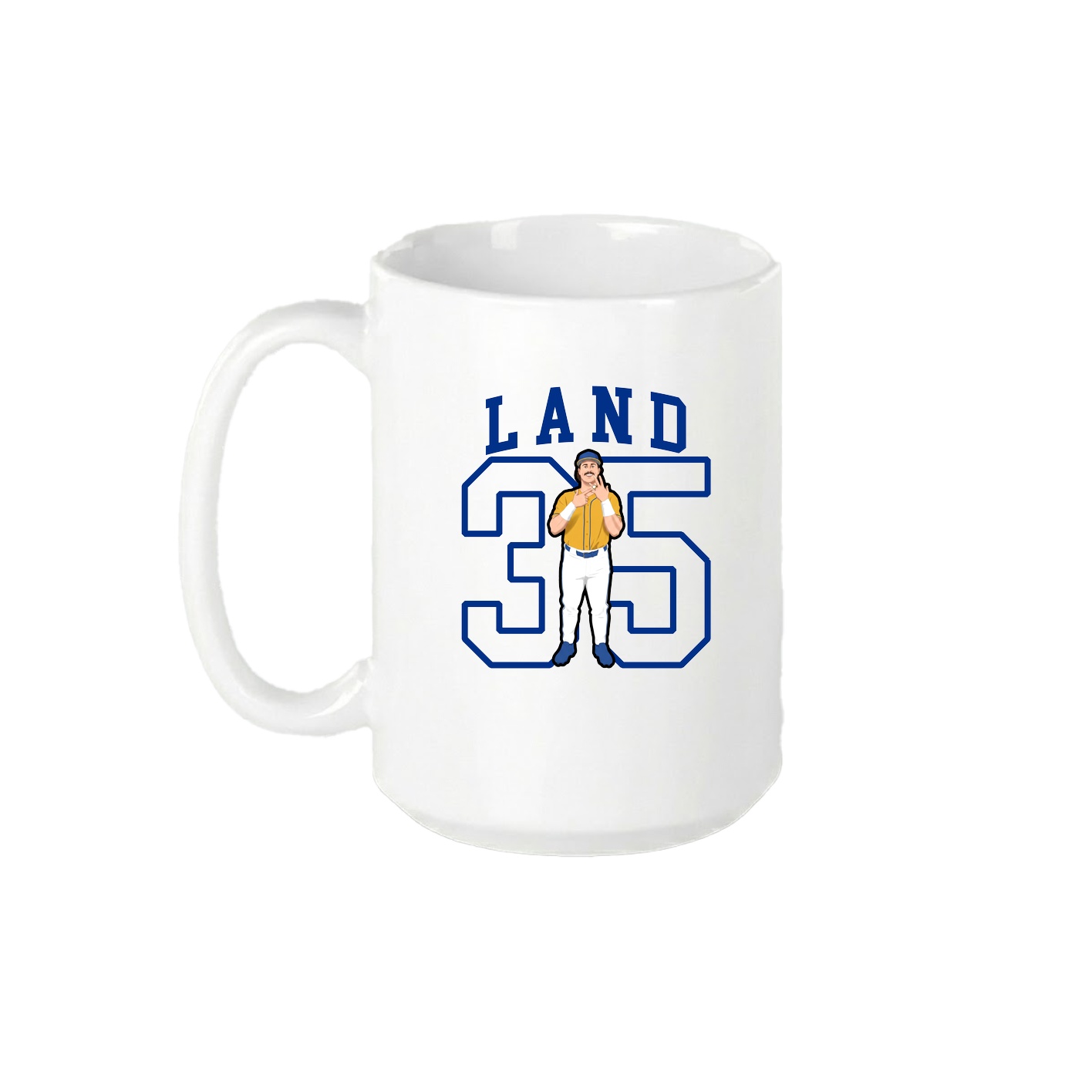 15oz Coffee Mug — Shirsey in White