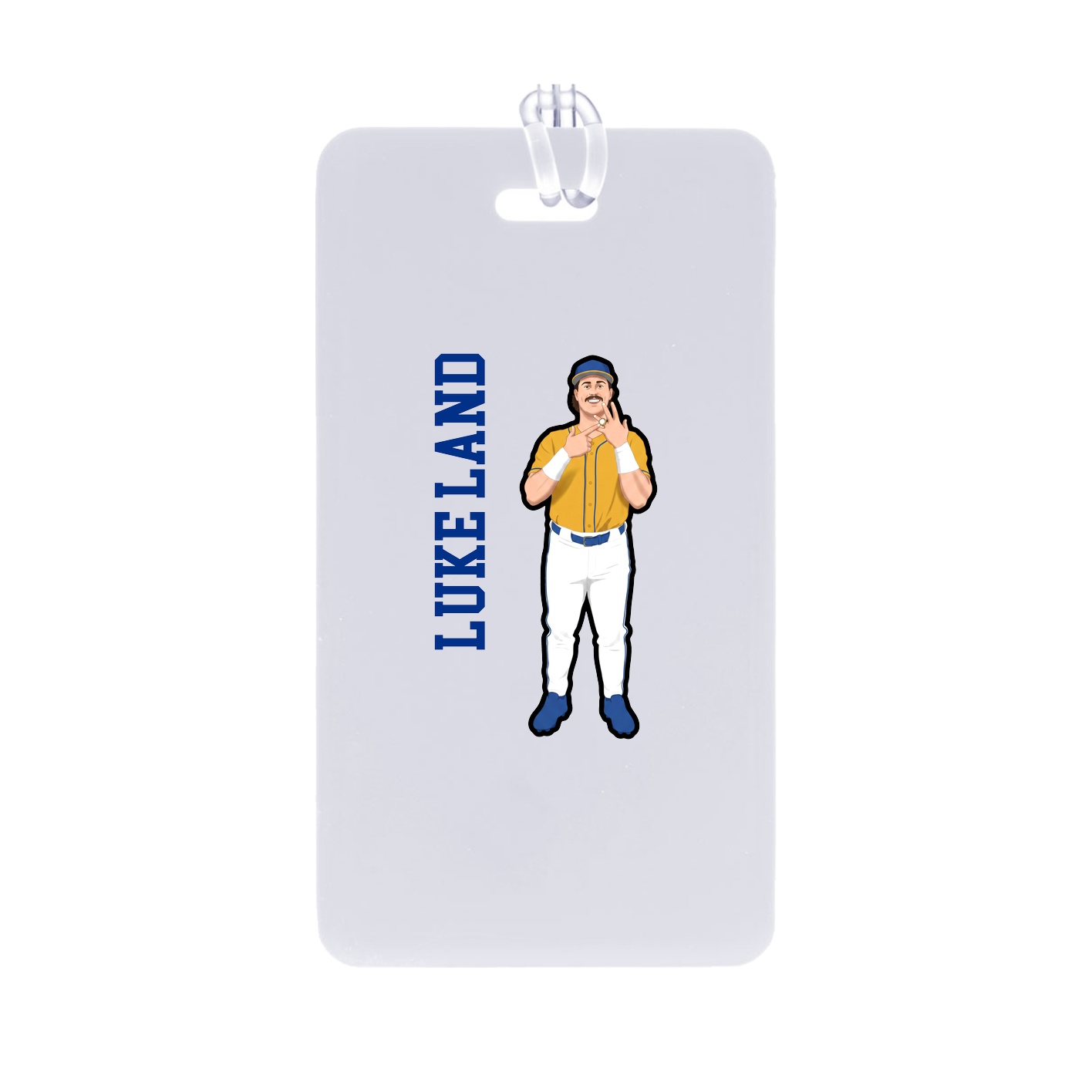 Bag Tag — Name Vertical in Classic