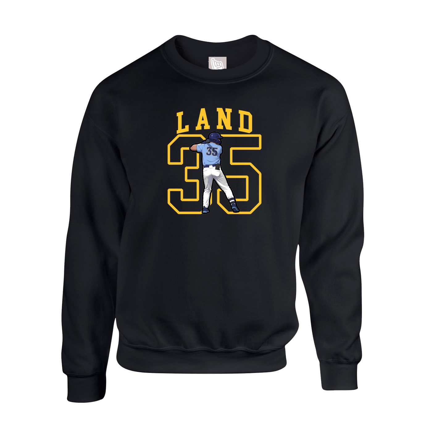 Fleece Crew — Shirsey in Black