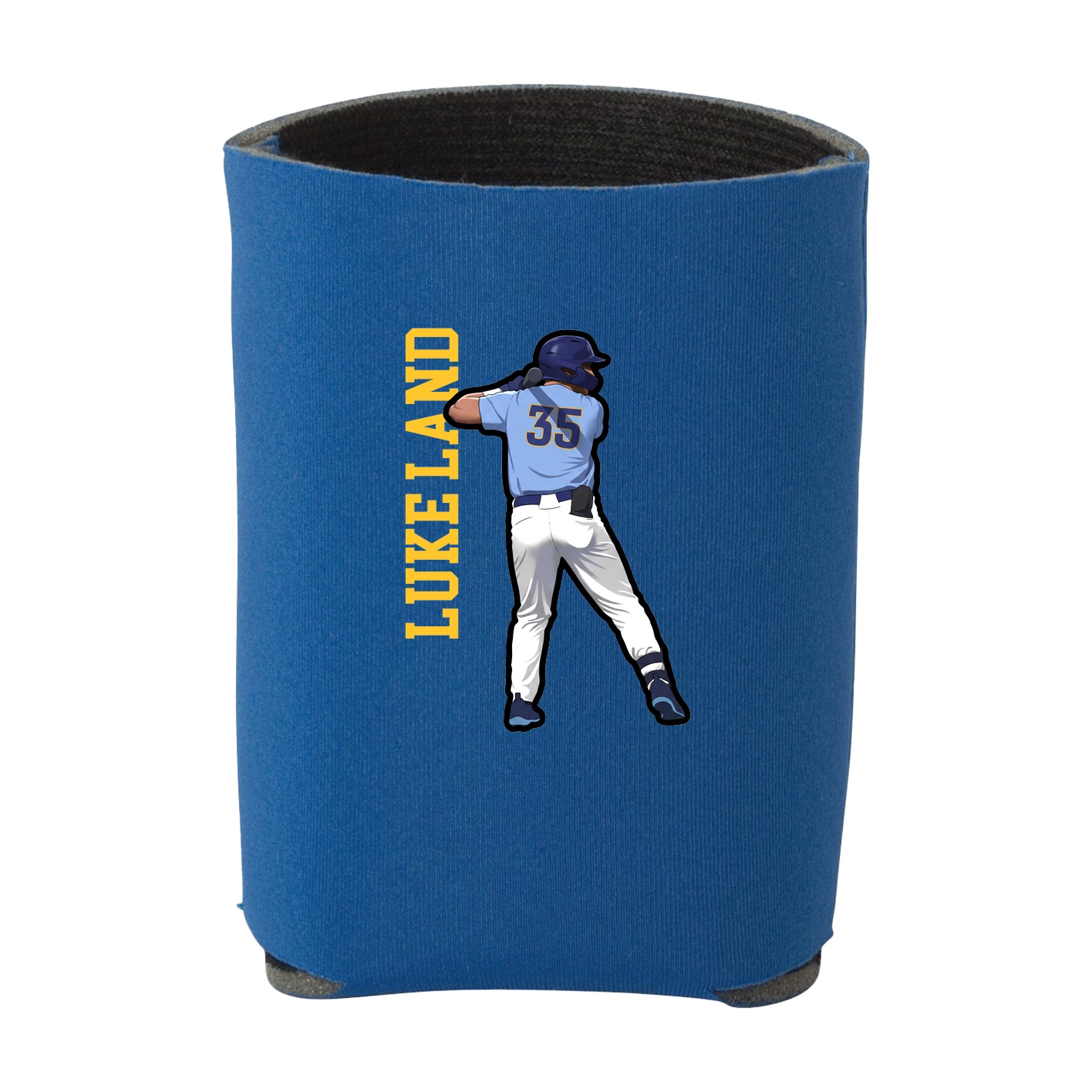 Can Holder — Name Vertical in Royal