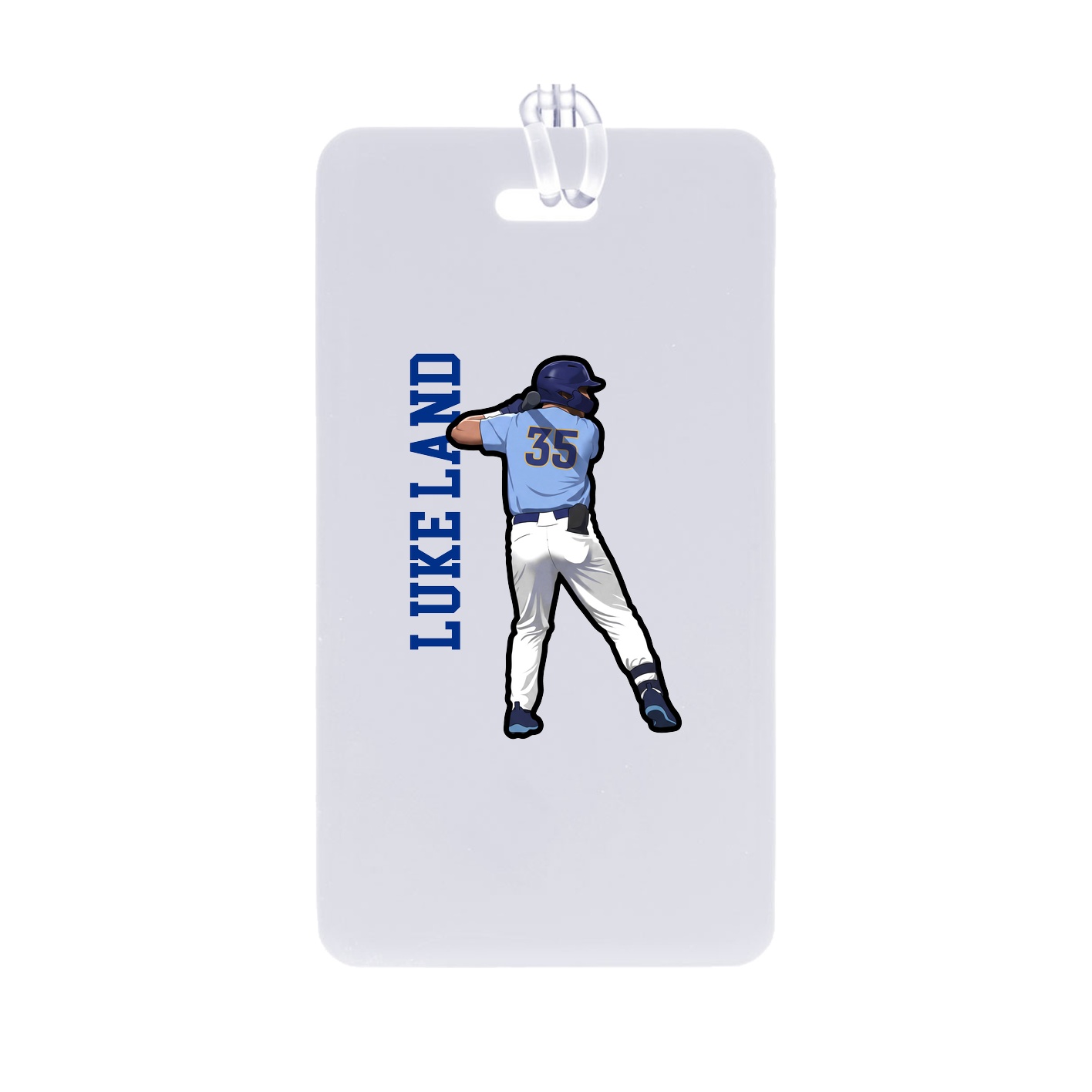 Bag Tag — Name Vertical in Classic