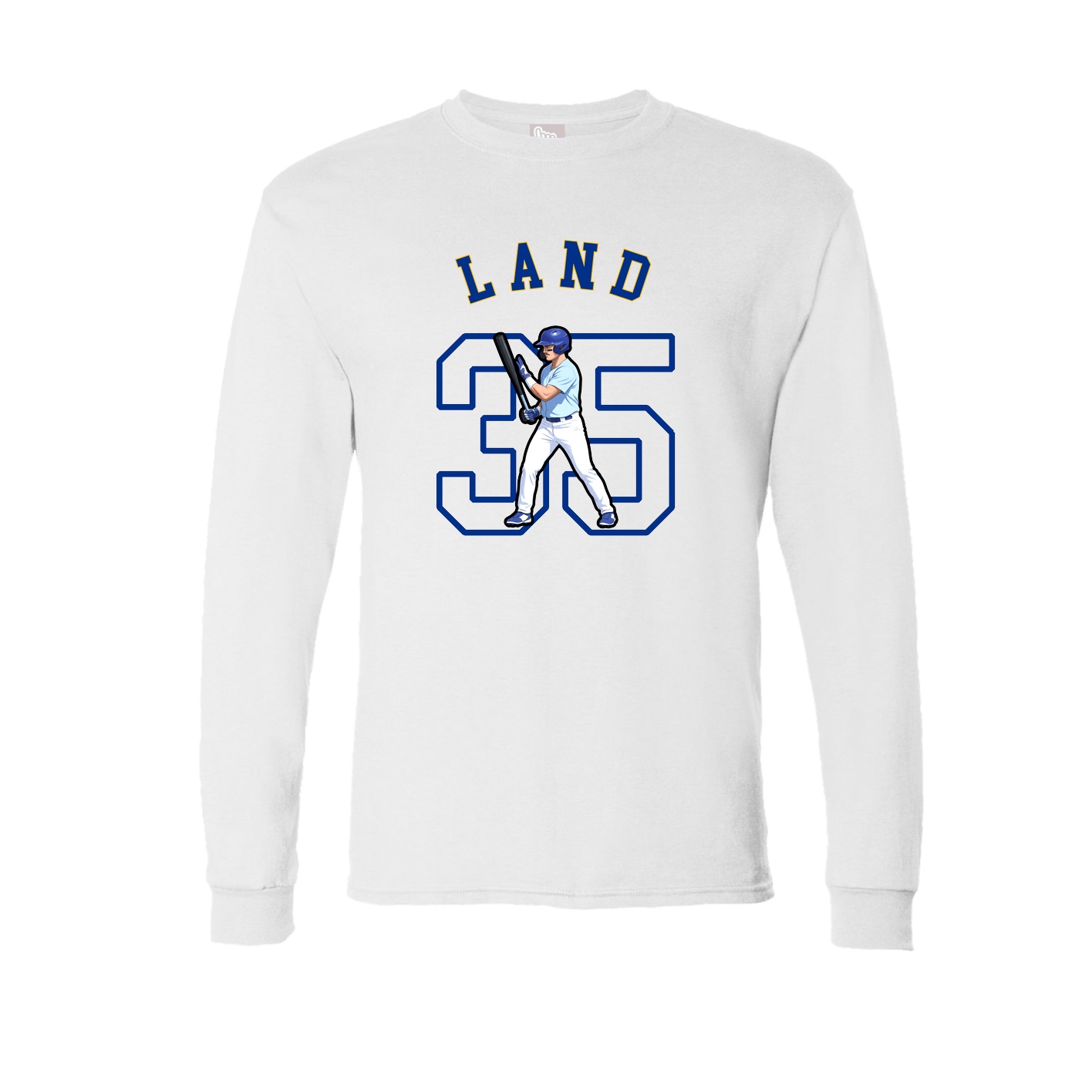 Long Sleeve Tee — Shirsey Arch in White