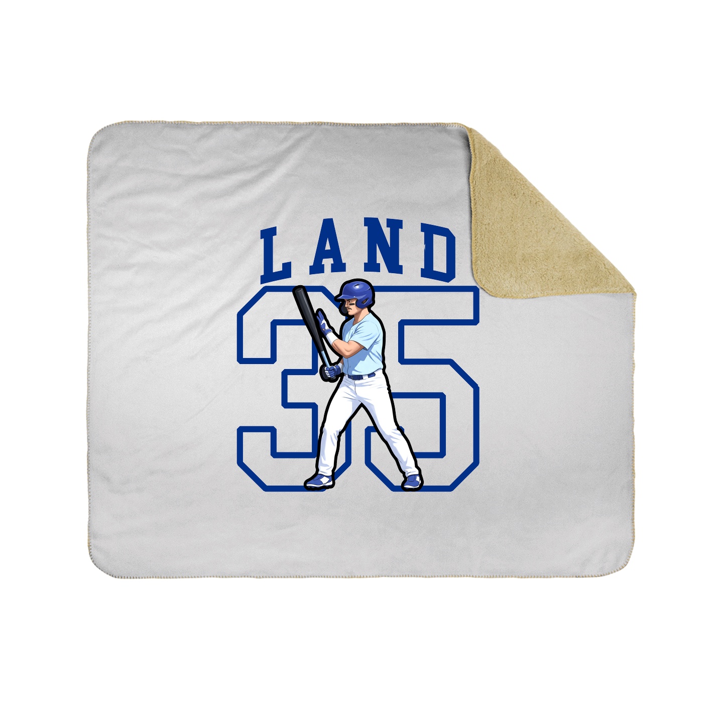 Throw Blanket — Shirsey in White