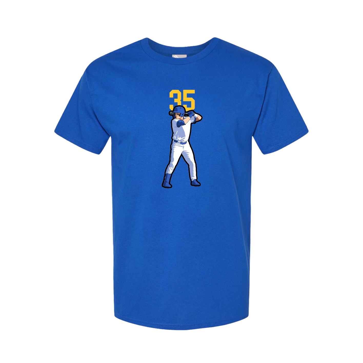 Youth Tee — Number Top in Royal