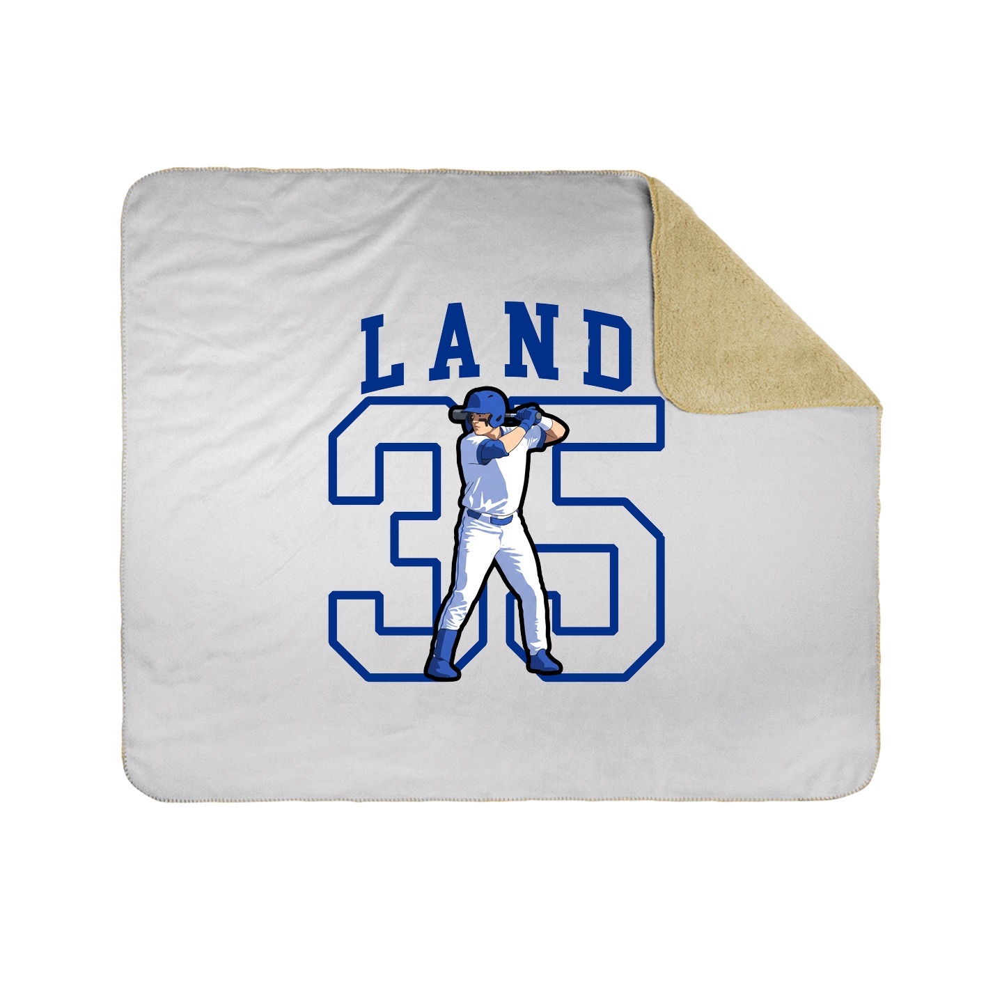50x60 Sherpa Lined Throw Blanket