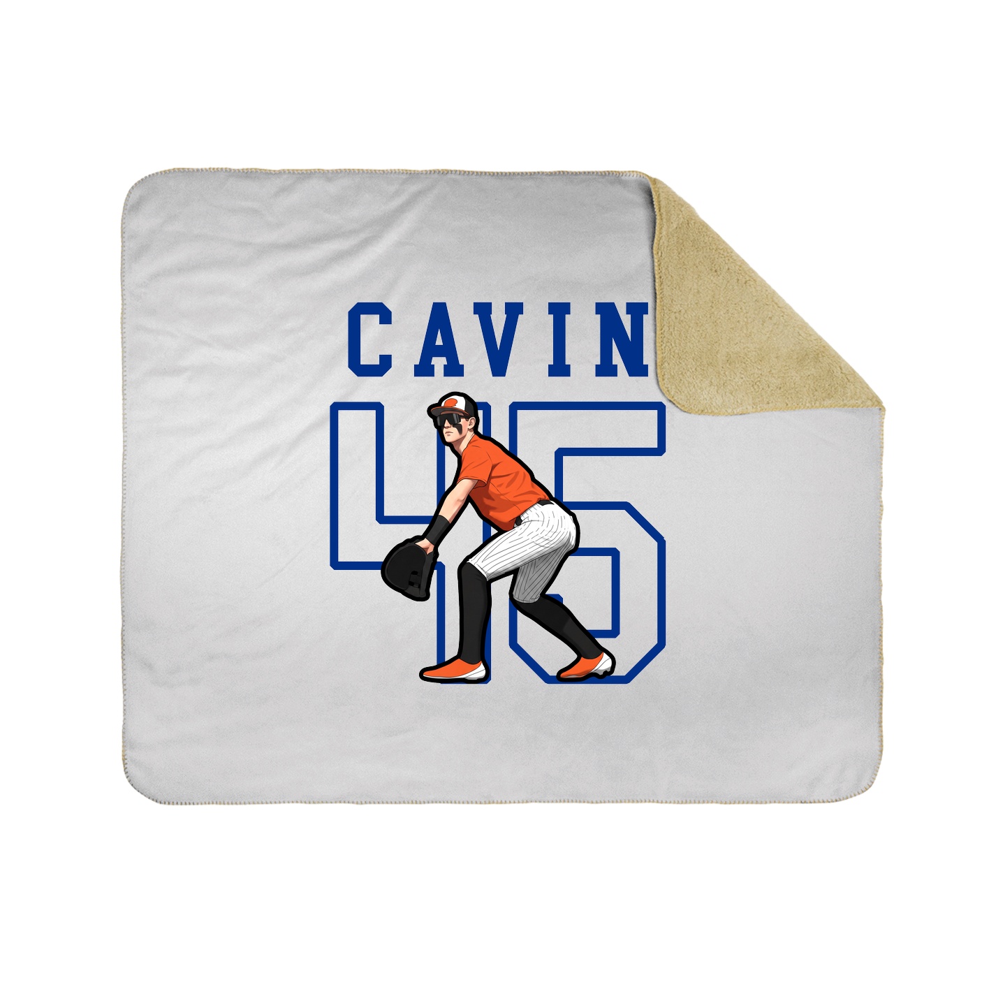 Throw Blanket — Shirsey in White