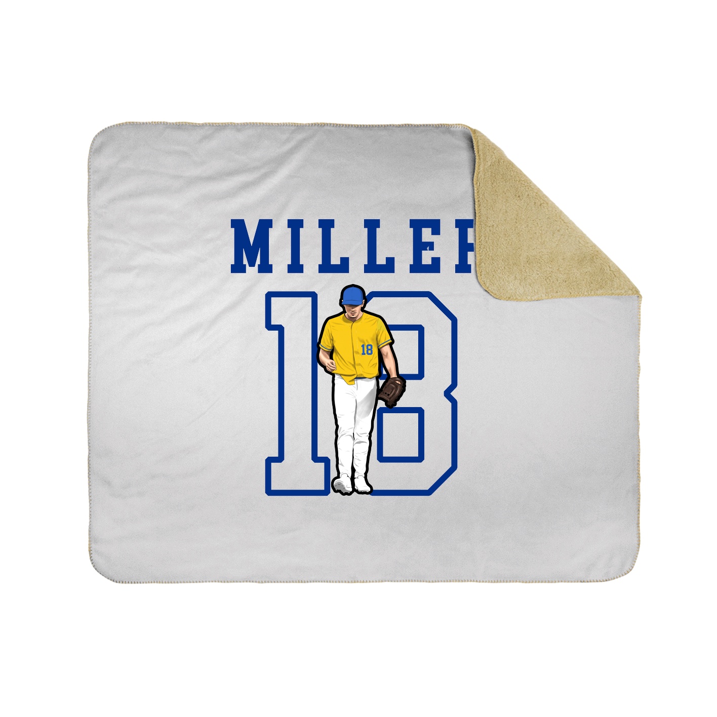 Throw Blanket — Shirsey in White