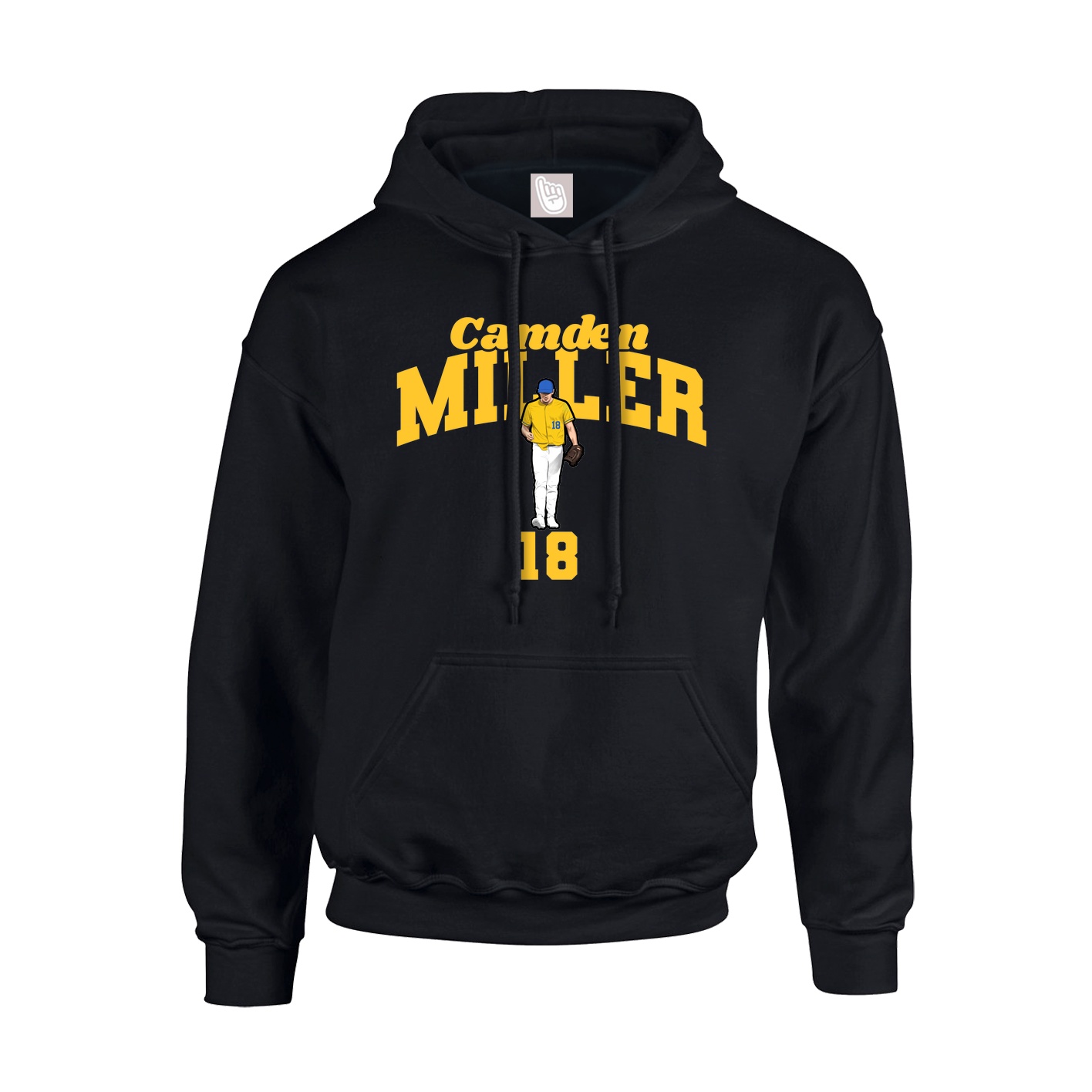 Hoodie — Signature Arch in Black
