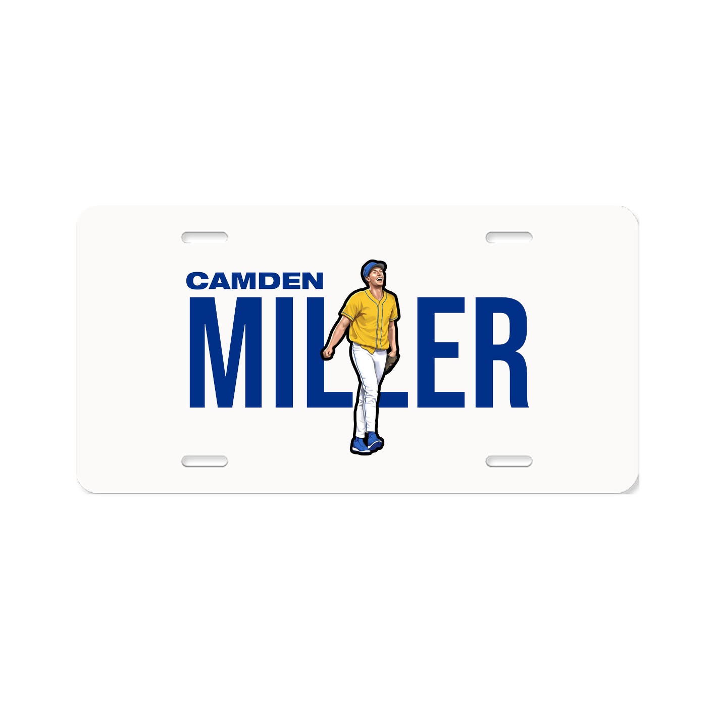 License Plate — Player Name in Classic