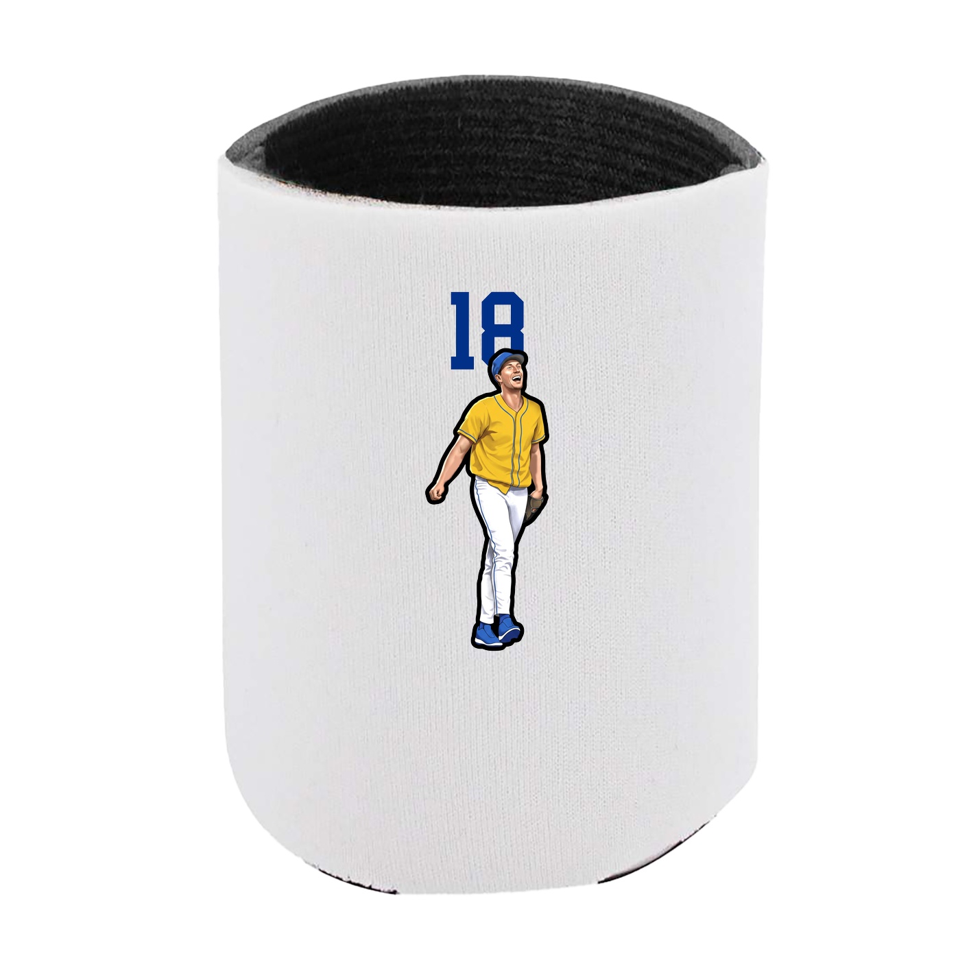 Can Holder — Number Top in White