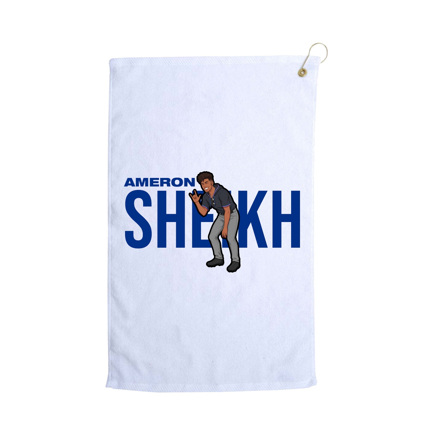 Golf Towel — Player Name in White