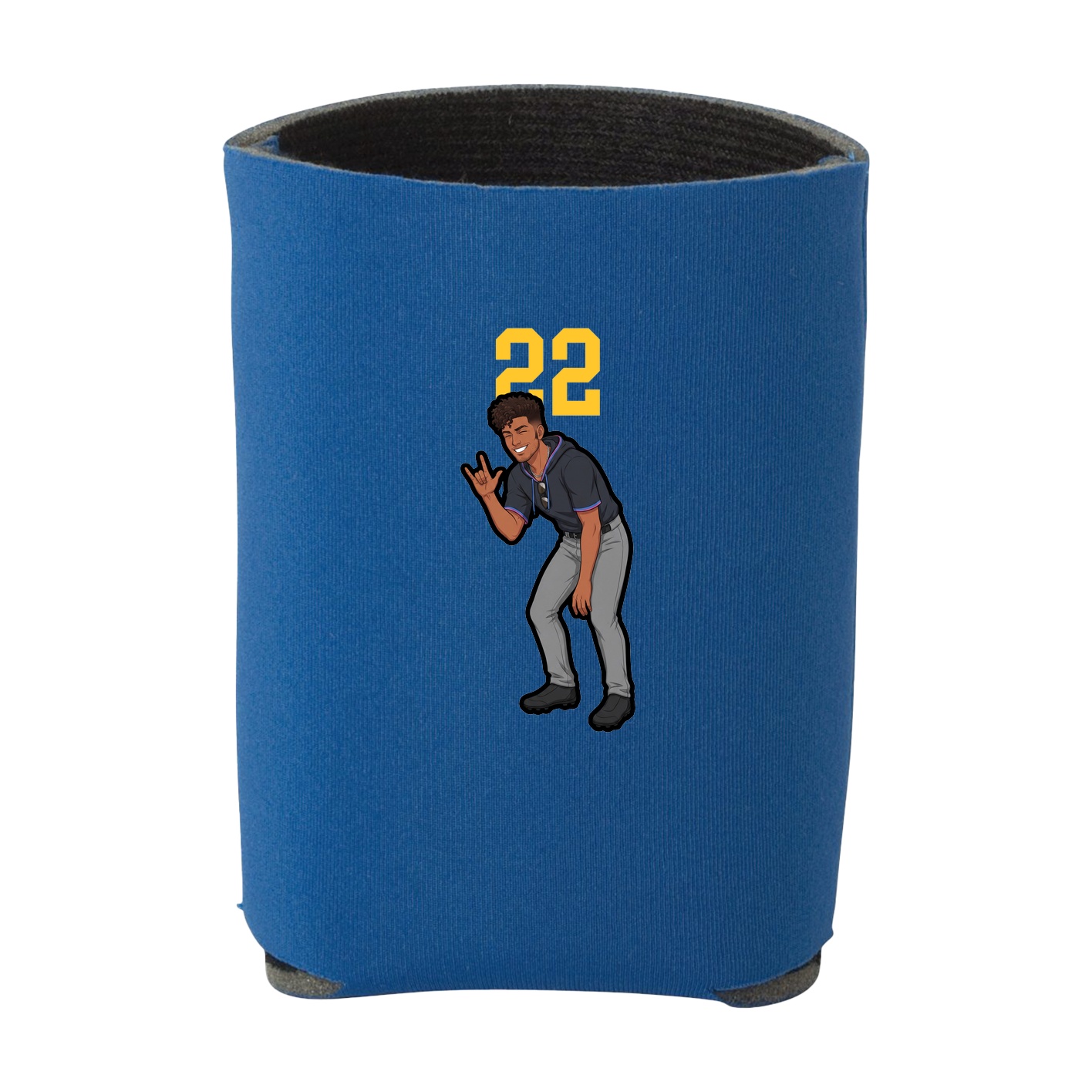Can Holder — Number Top in Royal
