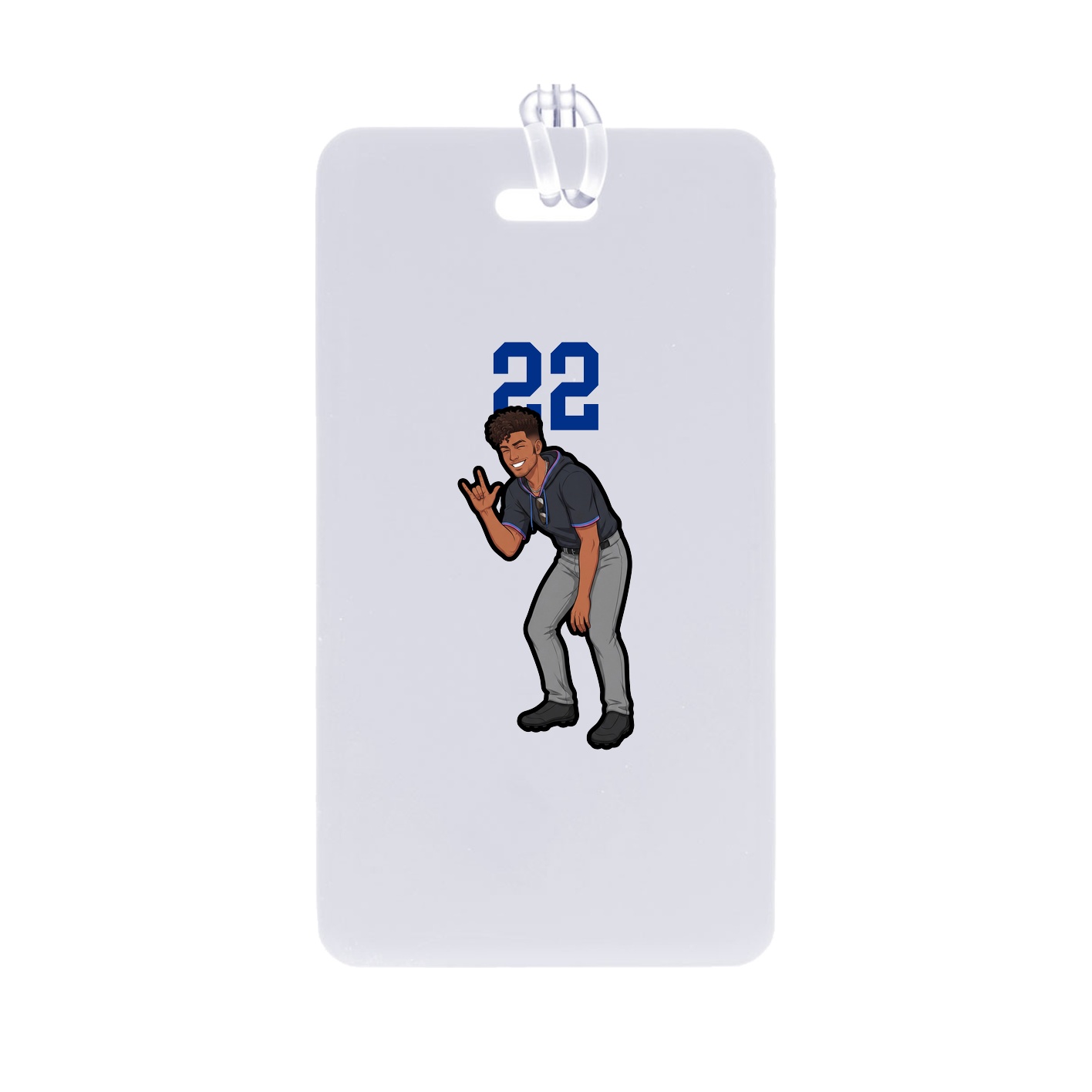 Bag Tag — Number Top in Classic