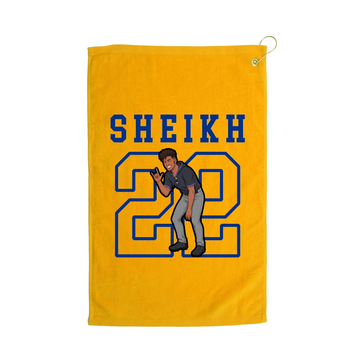 Golf Towel — Shirsey in Gold