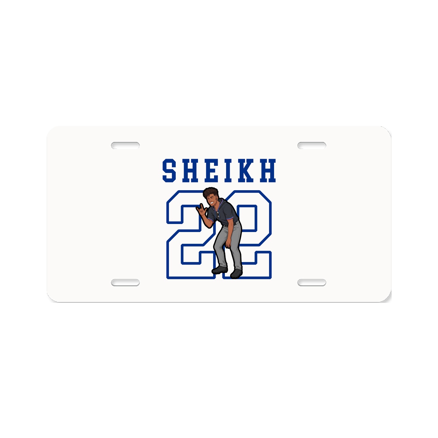 License Plate — Shirsey in Classic