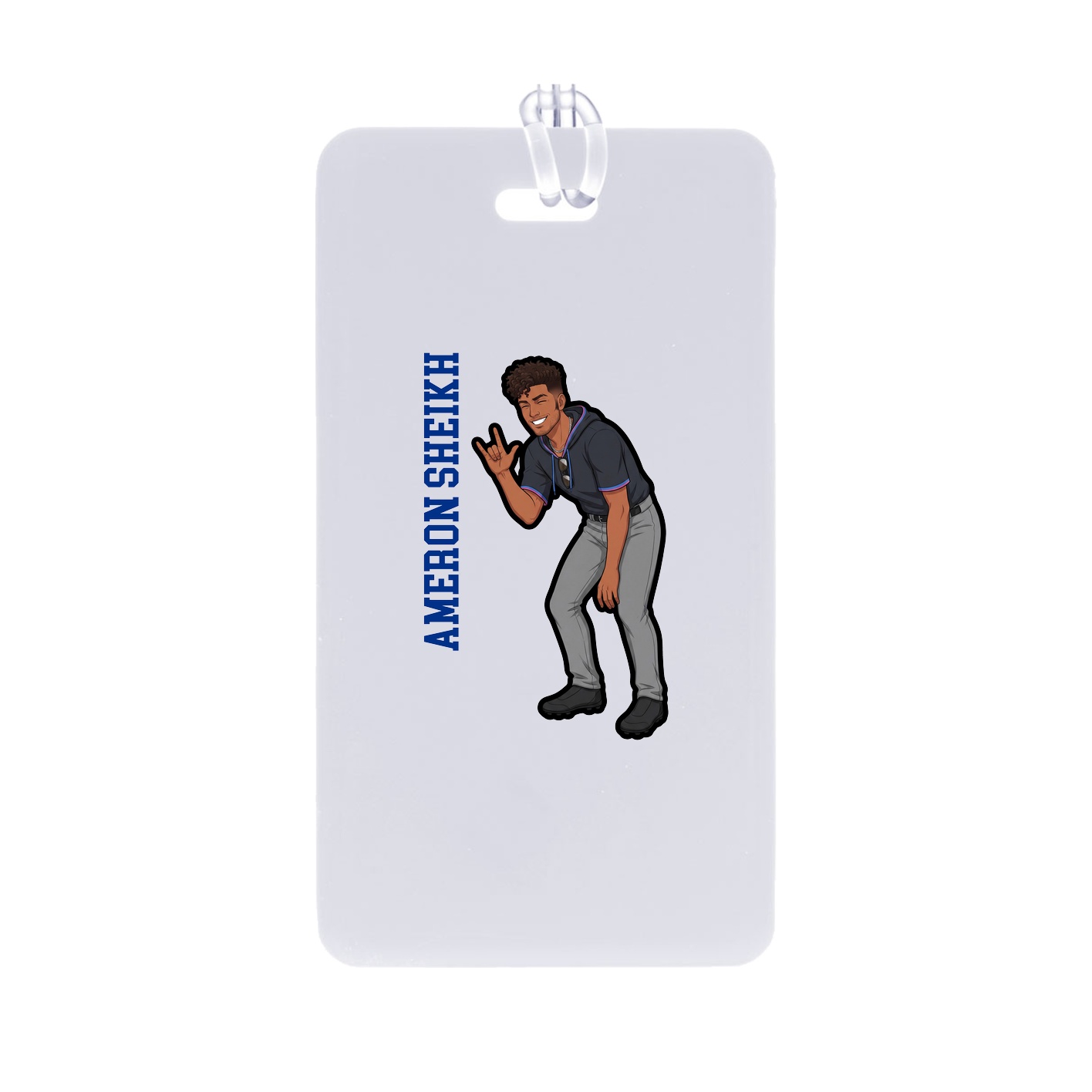 Bag Tag — Name Vertical in Classic