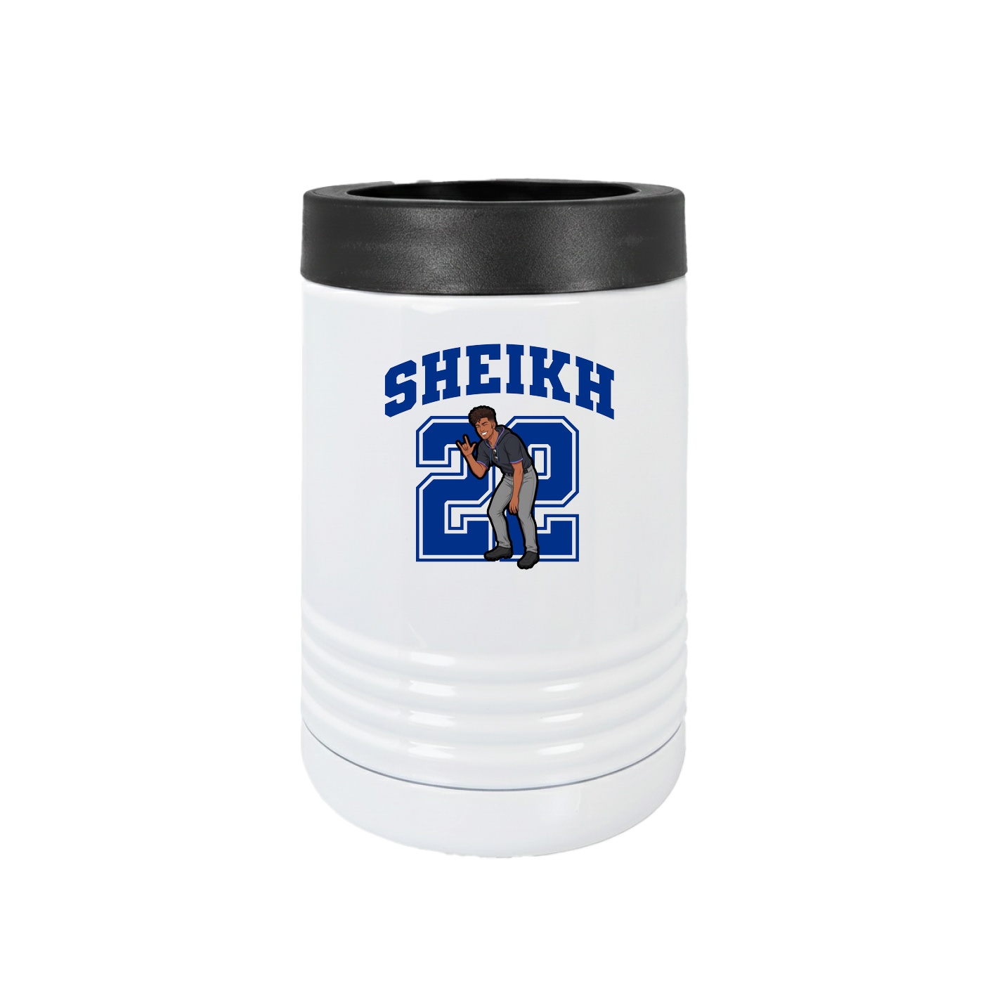 Beverage Holder — Number in White