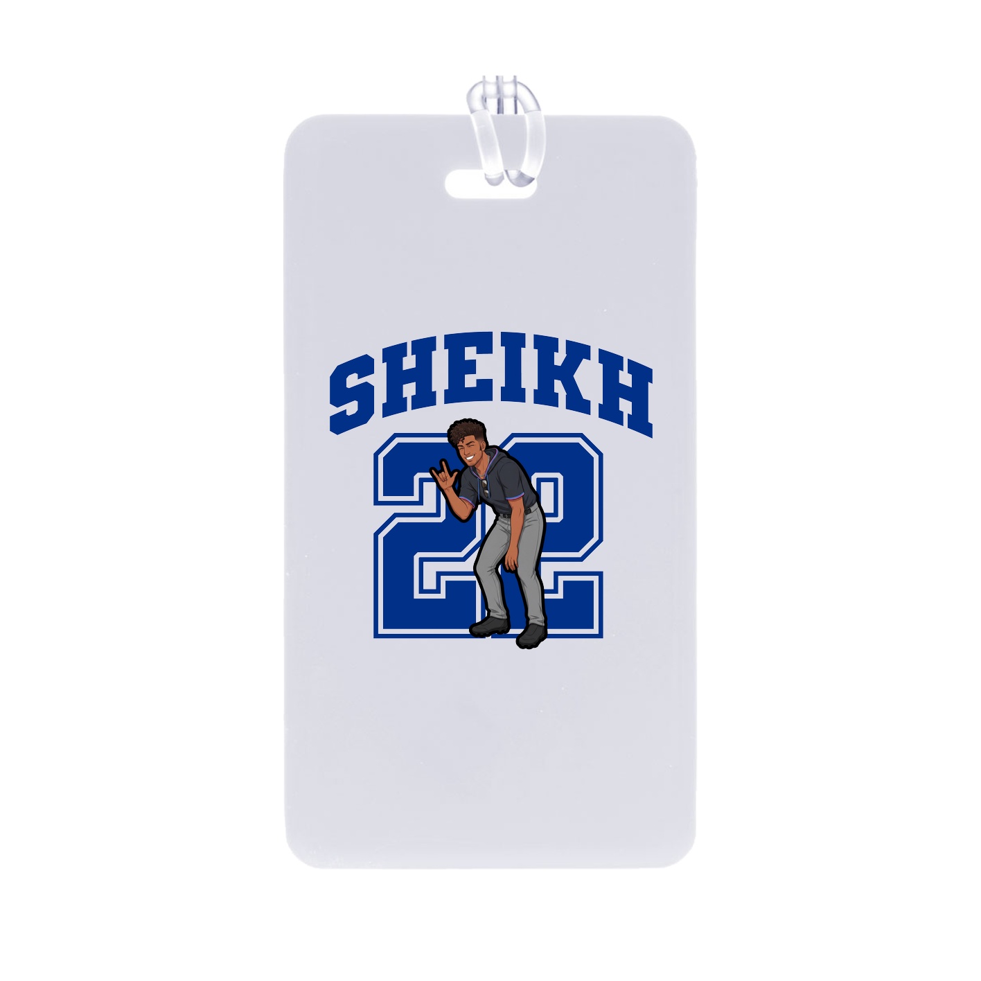 Bag Tag — Number in Classic