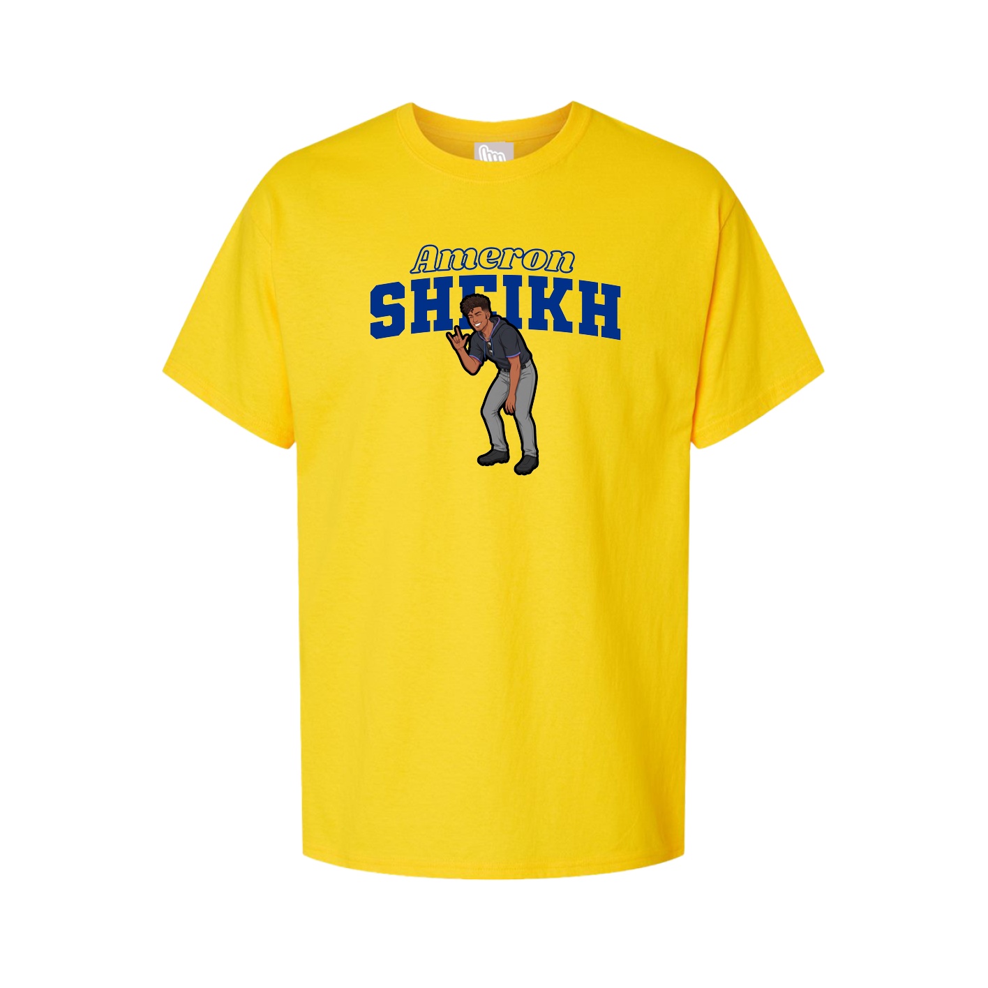 Tee — Name Arch in Gold