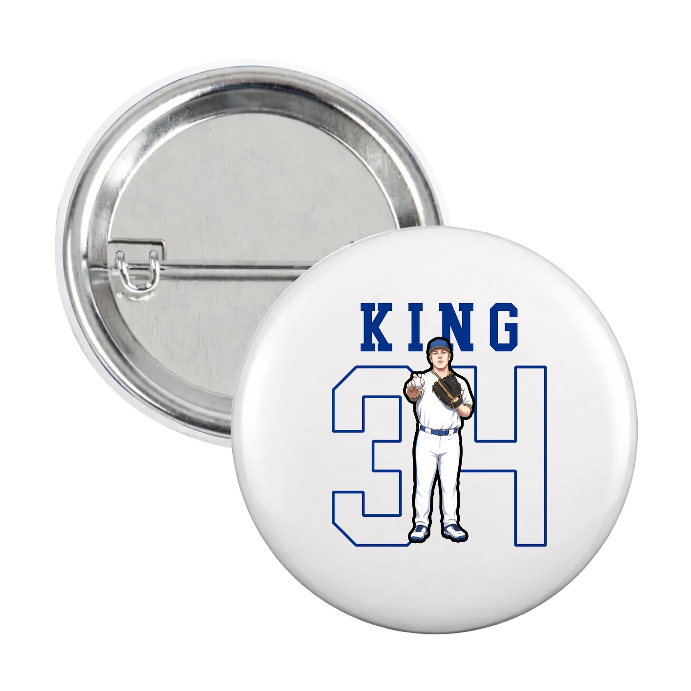 Game Day Button — Shirsey in White