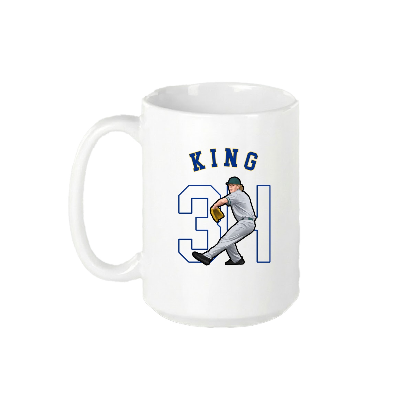 15oz Coffee Mug — Shirsey Arch in White