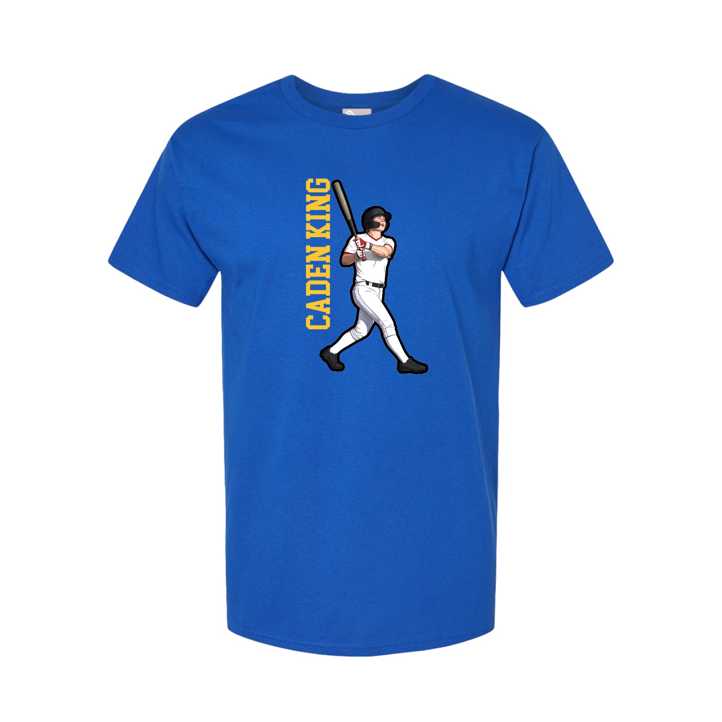 Tee — Name Vertical in Royal