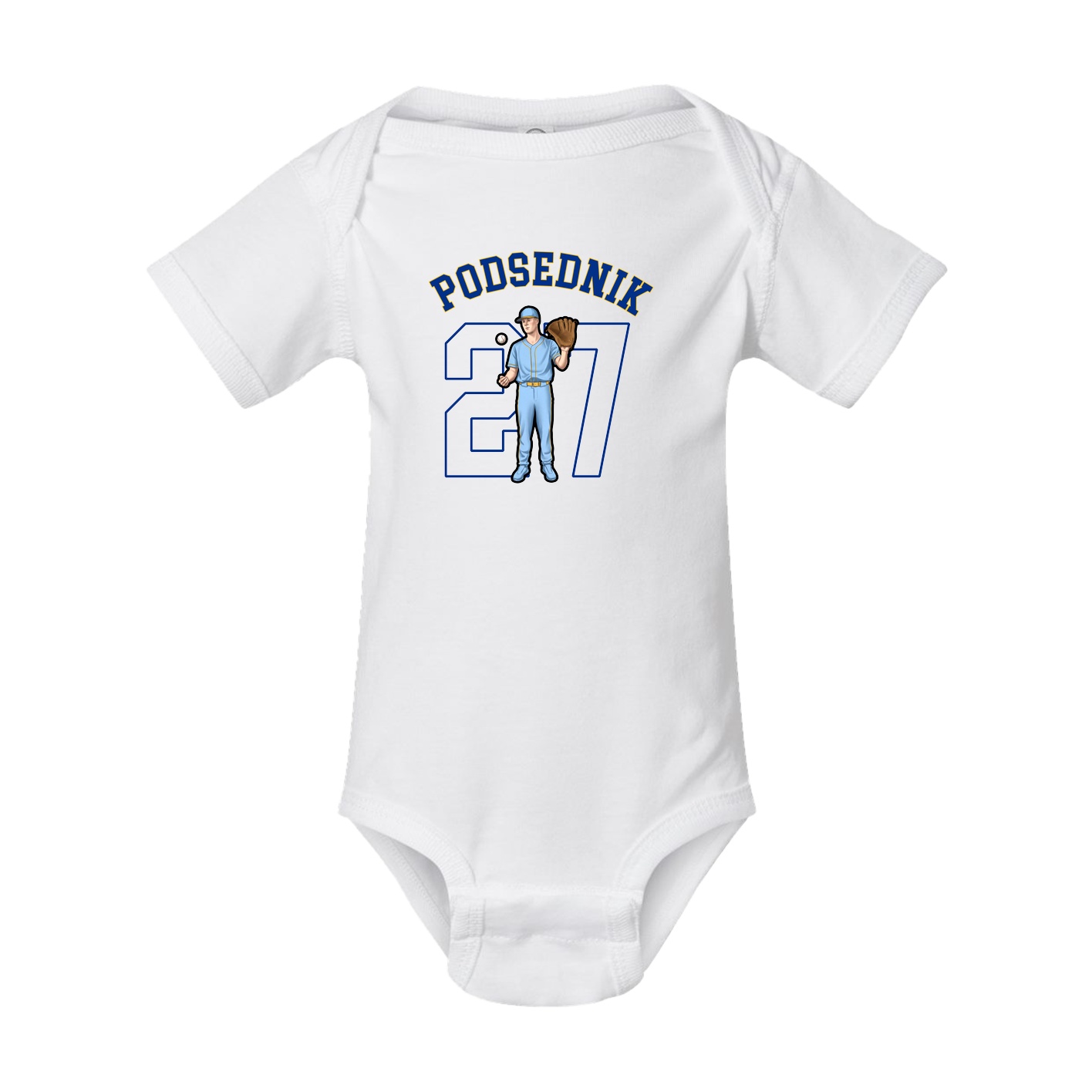 Baby Onesie — Shirsey Arch in White