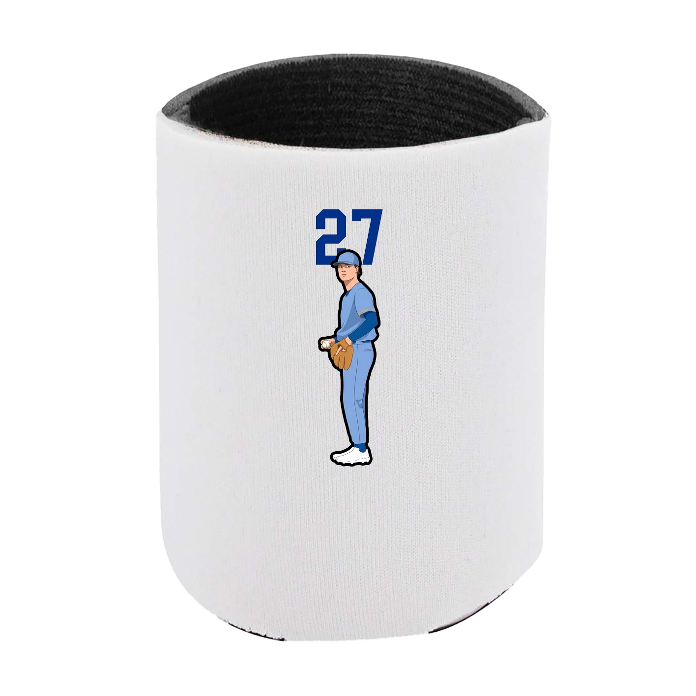Can Holder — Number Top in White