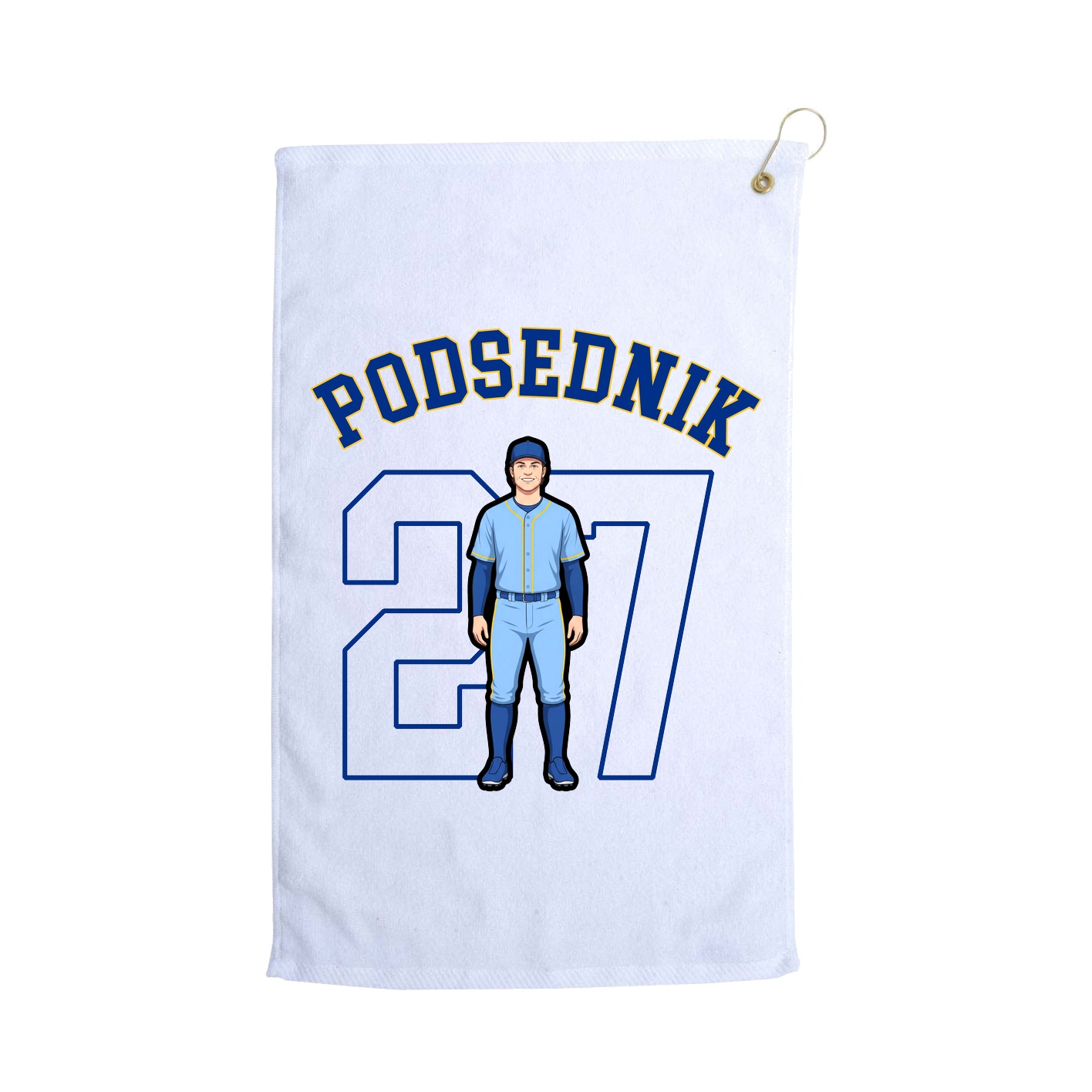 Golf Towel — Shirsey Arch in White