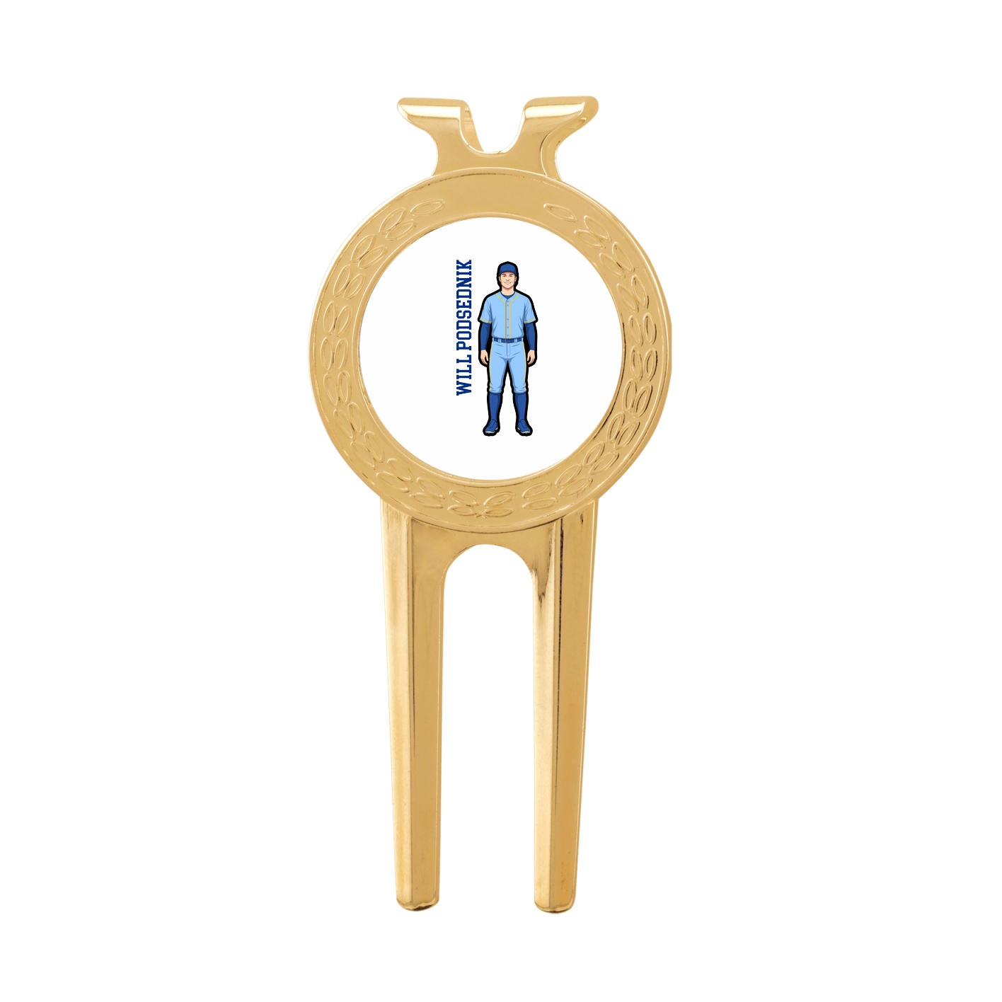 Divot Tool with Ball Marker — Name Vertical in Classic