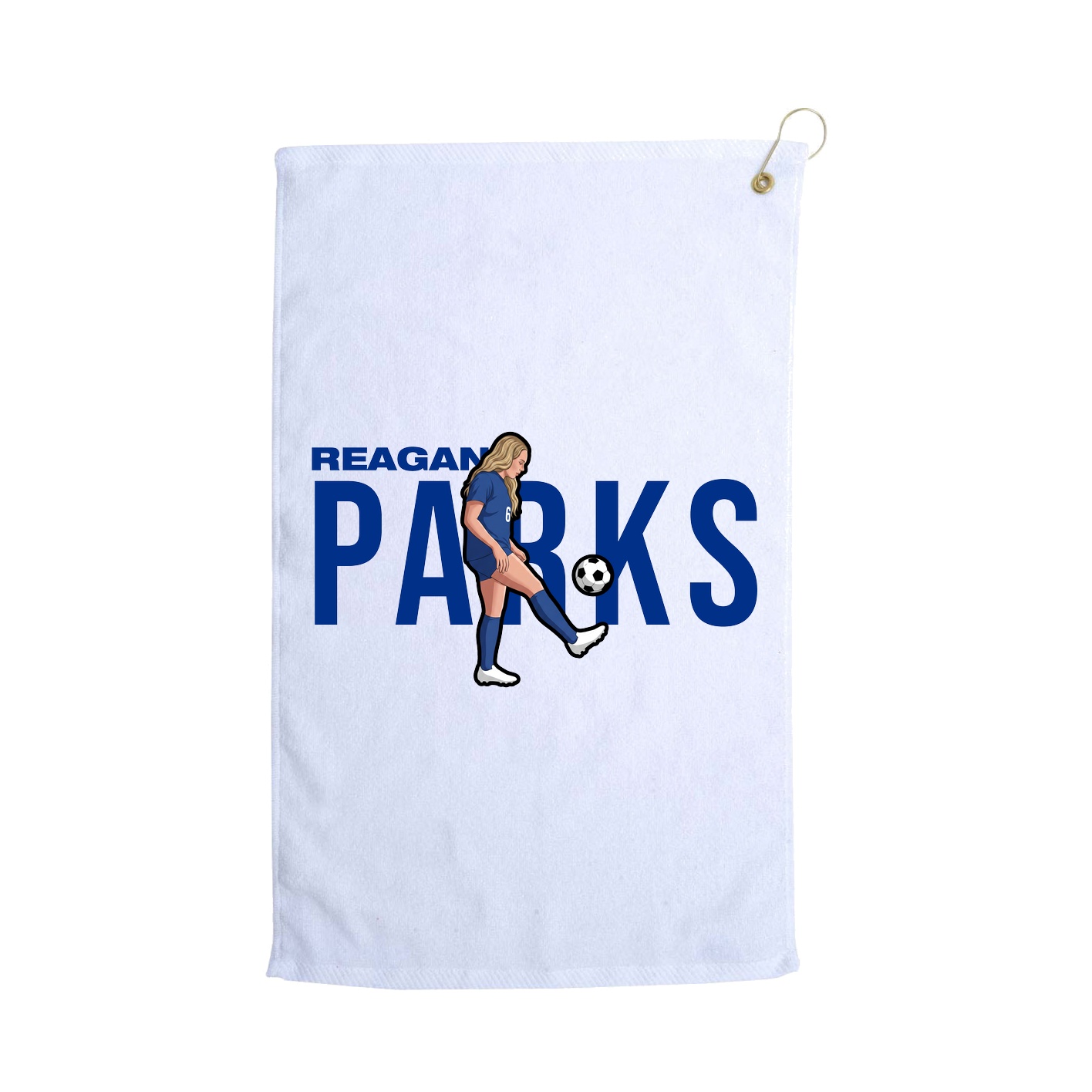Golf Towel — Player Name in White