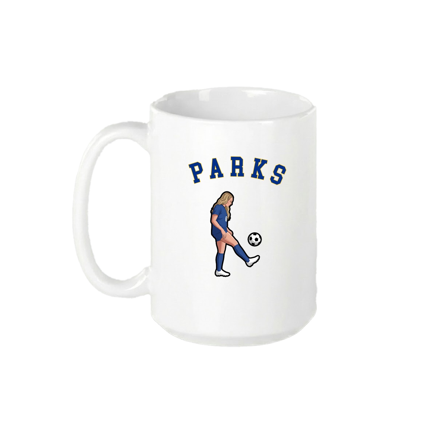 15oz Coffee Mug — Shirsey Arch in White