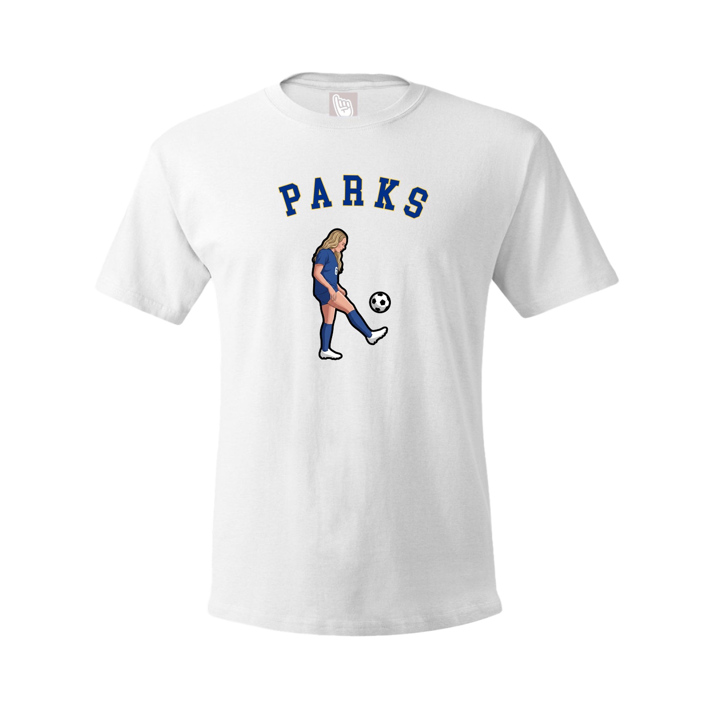 Youth Tee — Shirsey Arch in White