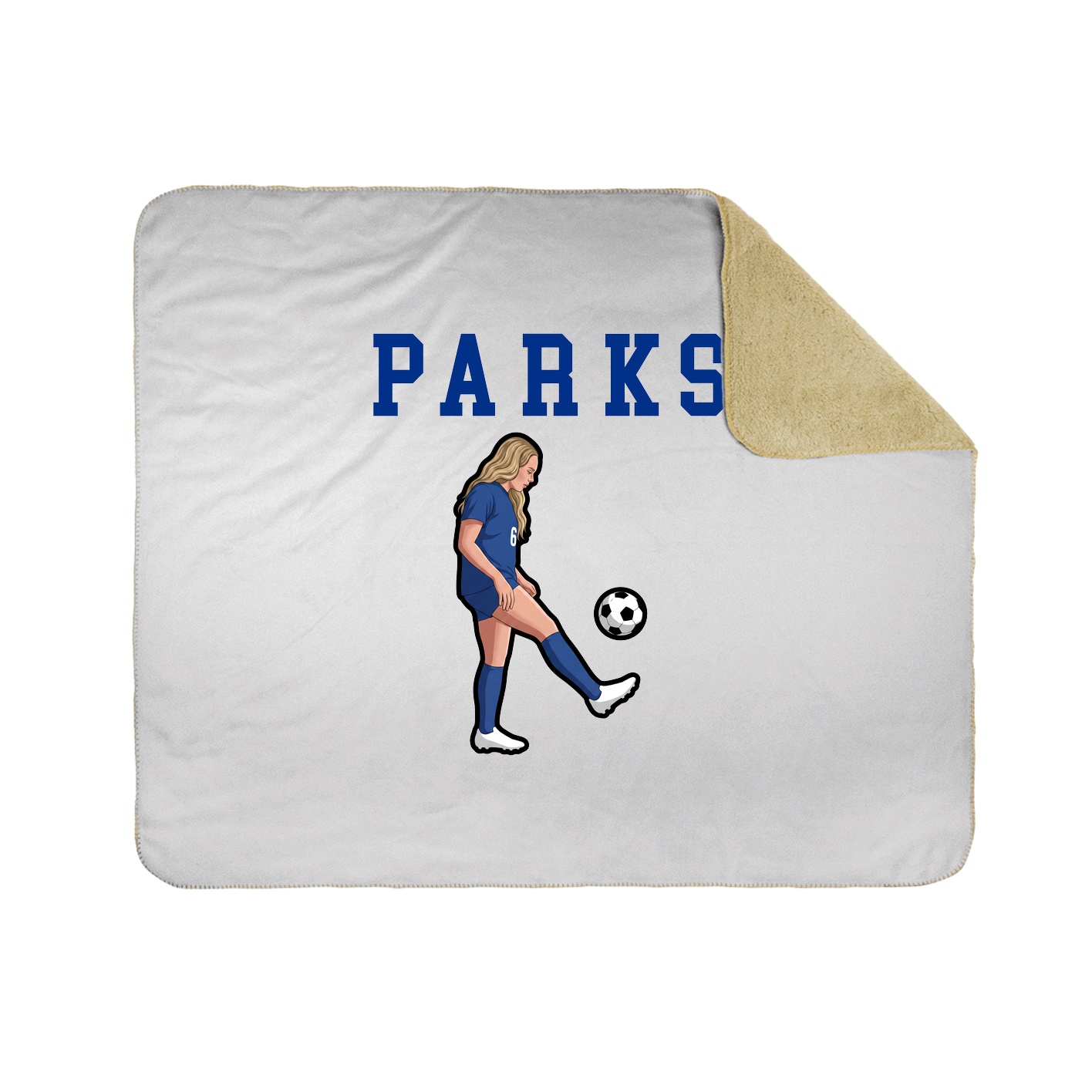 Throw Blanket — Shirsey in White