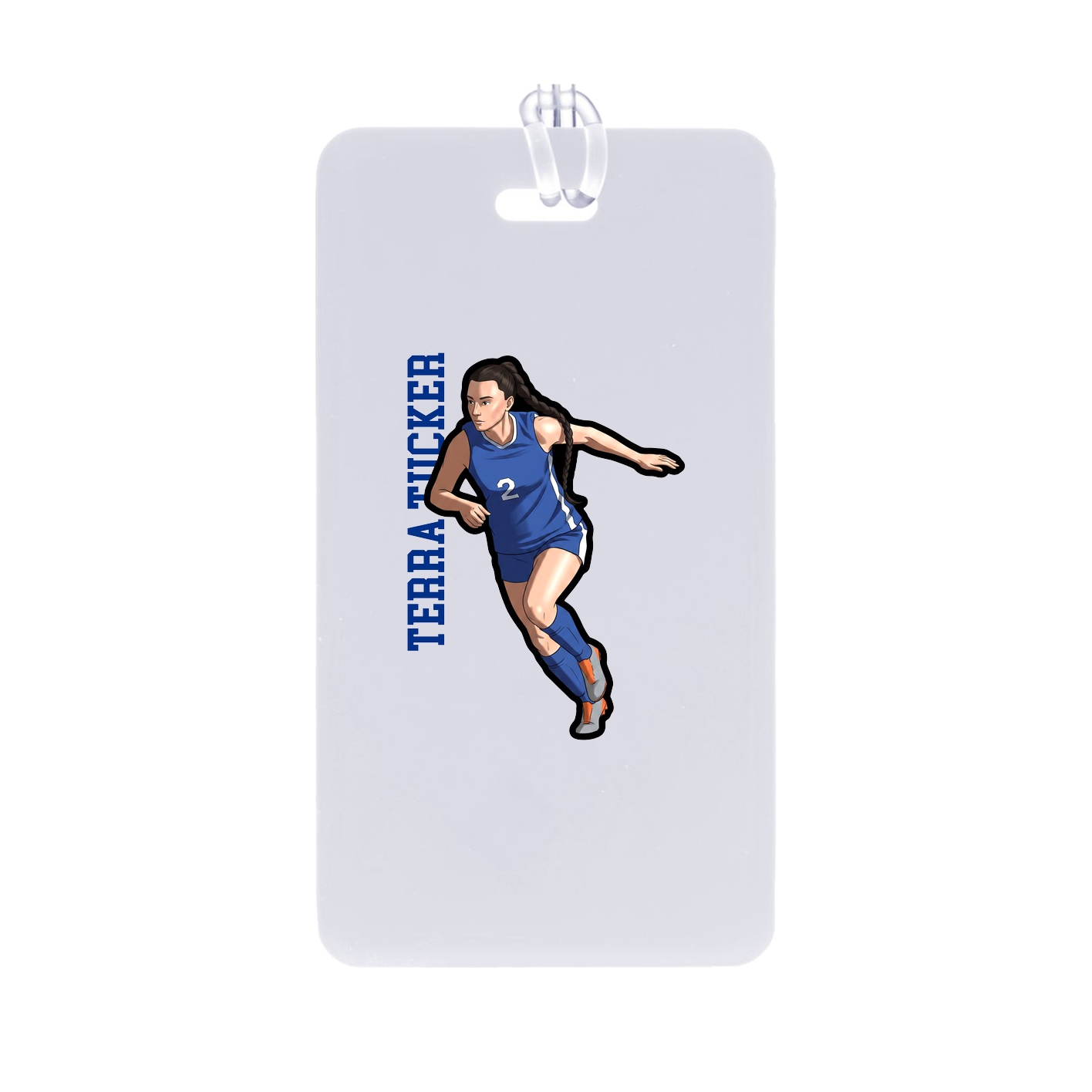 Bag Tag — Name Vertical in Classic