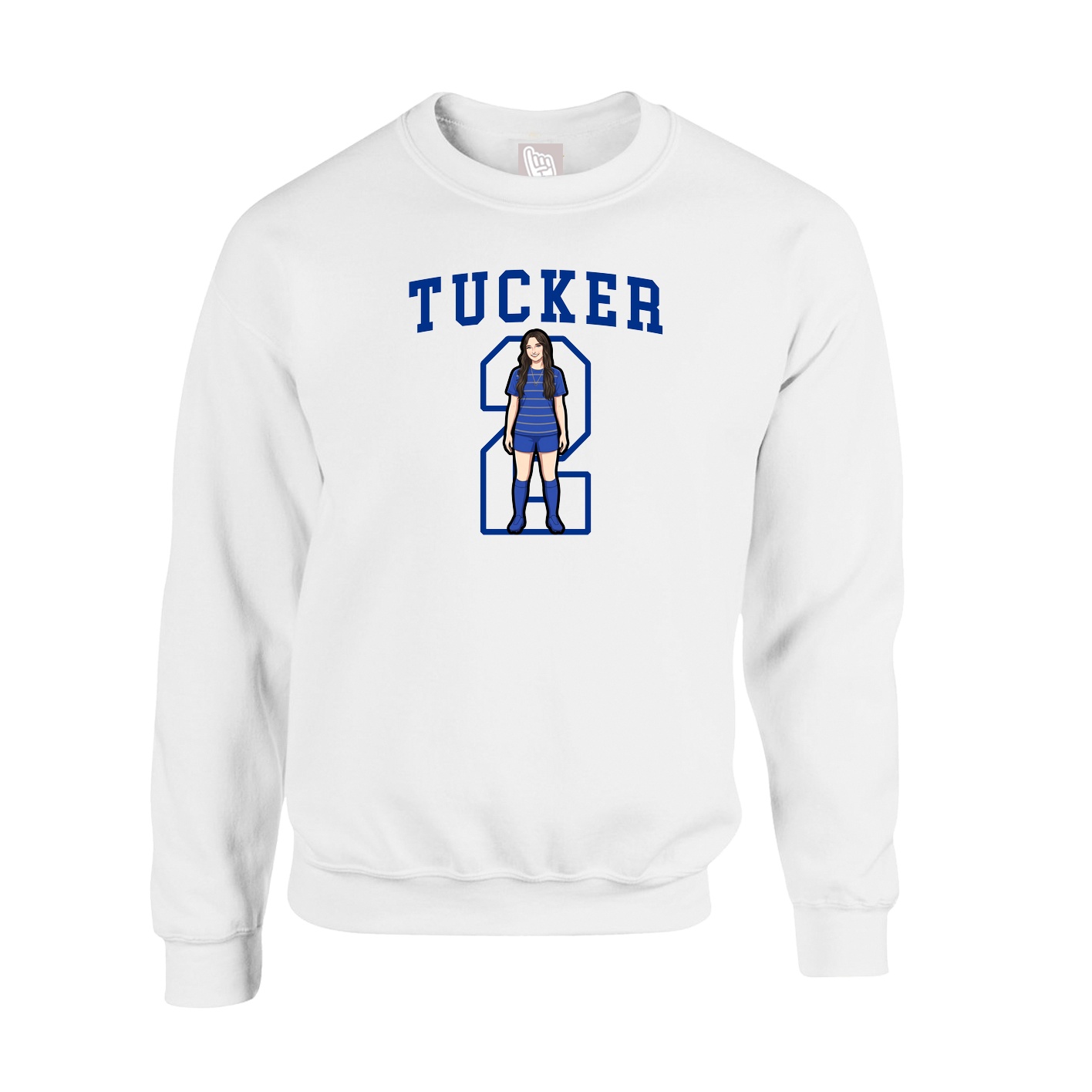 Fleece Crew — Shirsey in White