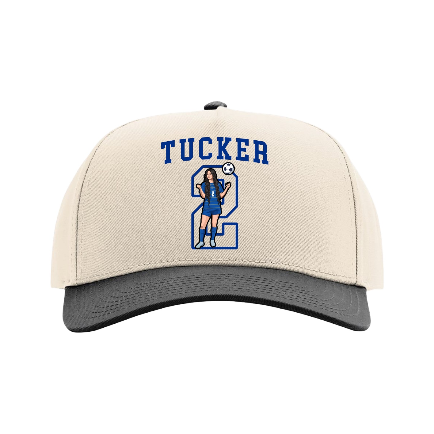 Full Fabric Five-Panel Champ Cap