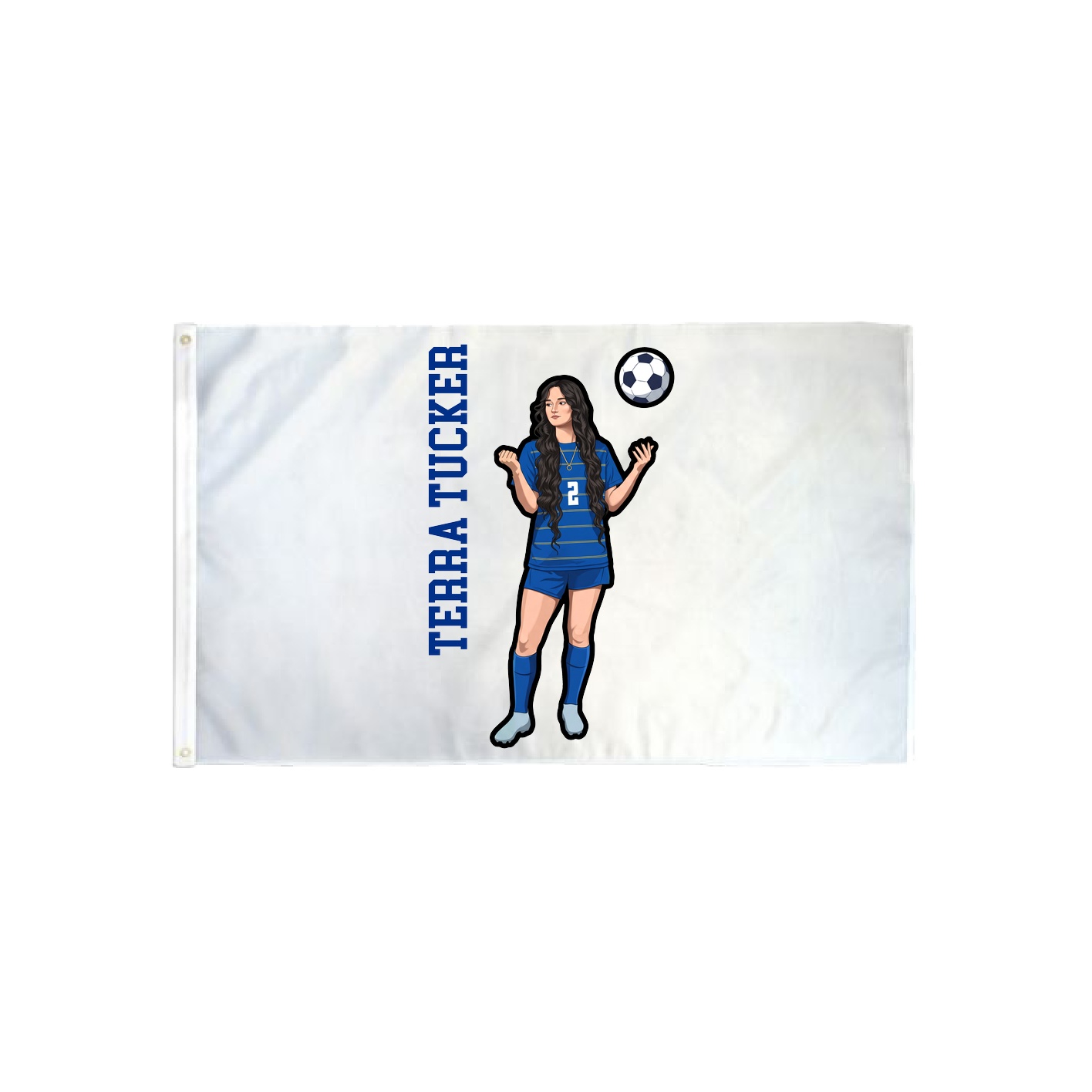 3x5 Flag — Name Vertical in Classic