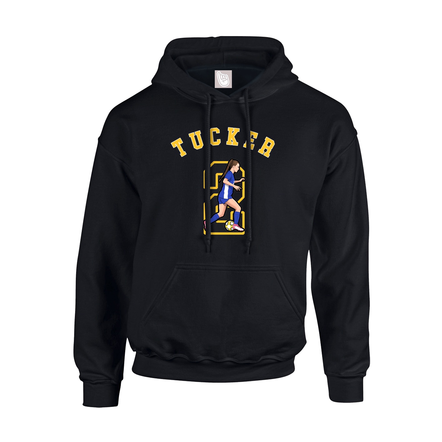 Youth Hoodie — Shirsey Arch in Black