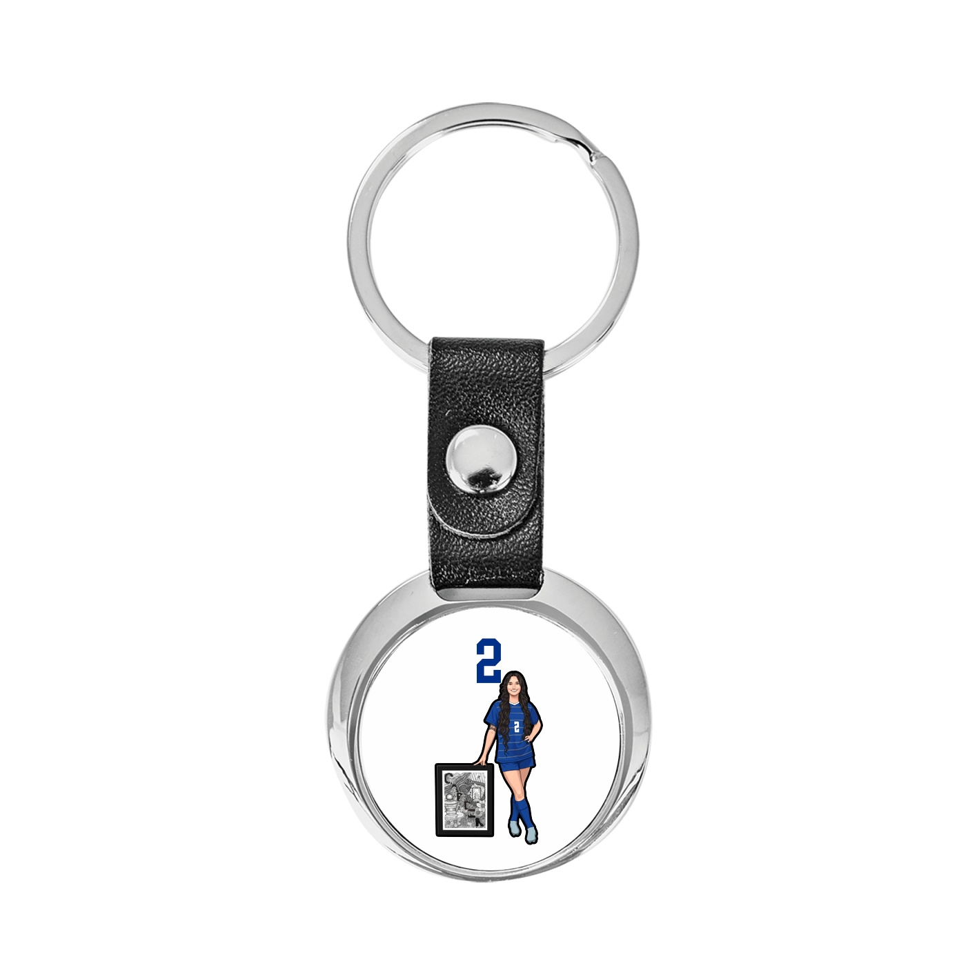 Key Chain — Number Top in Classic