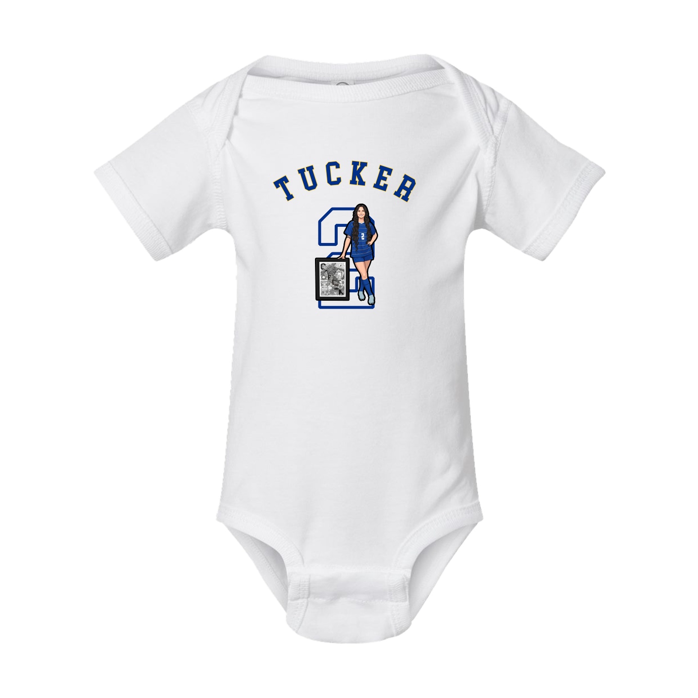 Baby Onesie — Shirsey Arch in White