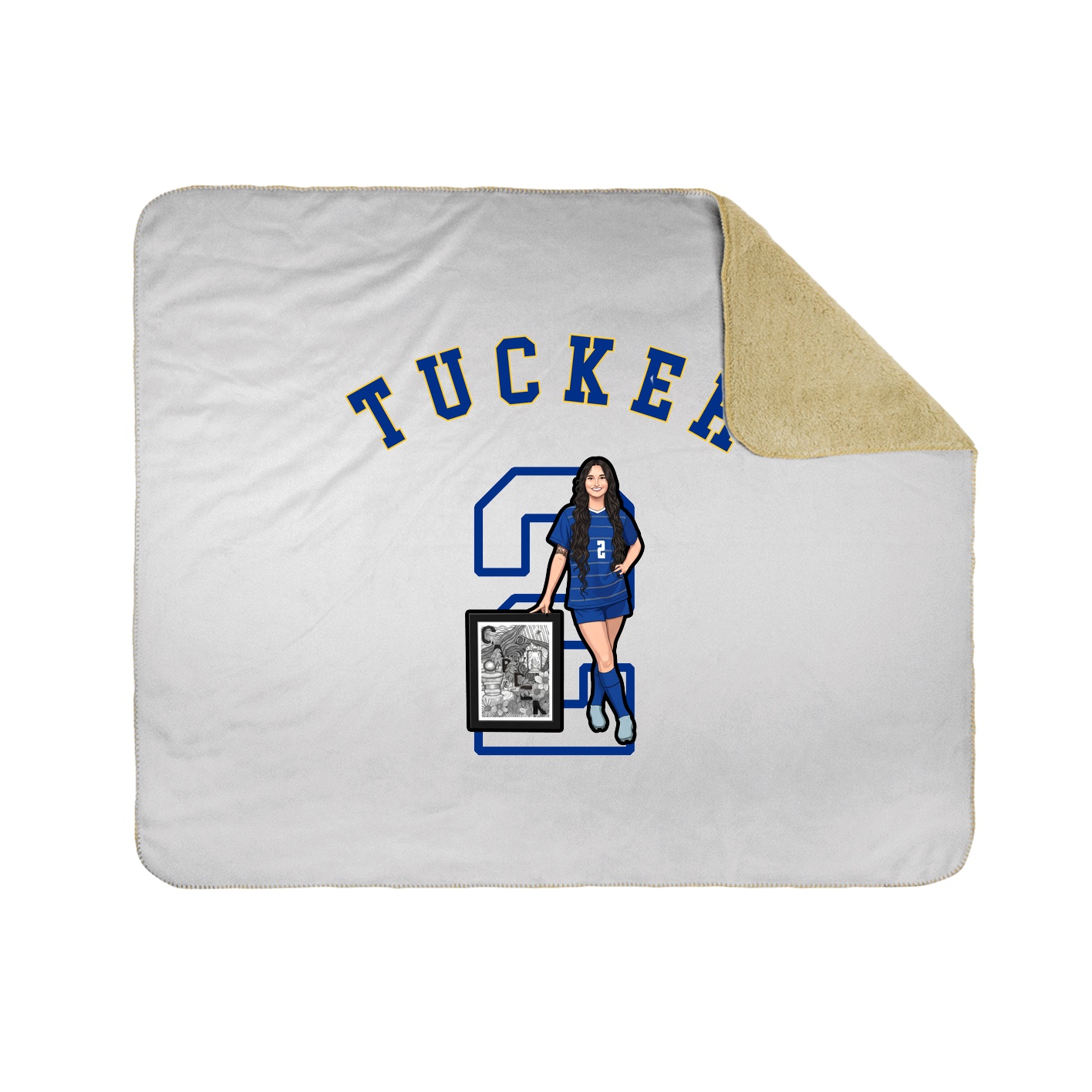 Throw Blanket — Shirsey Arch in White