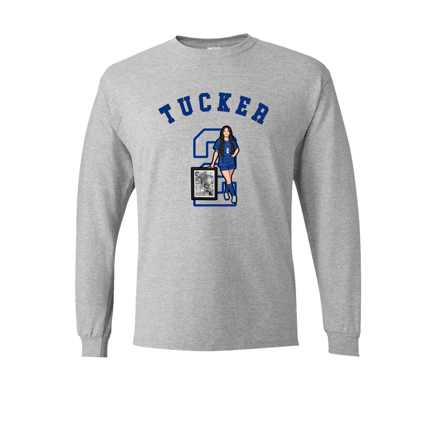 Long Sleeve Tee — Shirsey Arch in Grey