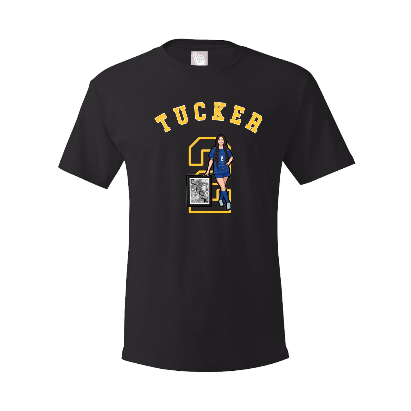 Youth Tee — Shirsey Arch in Black
