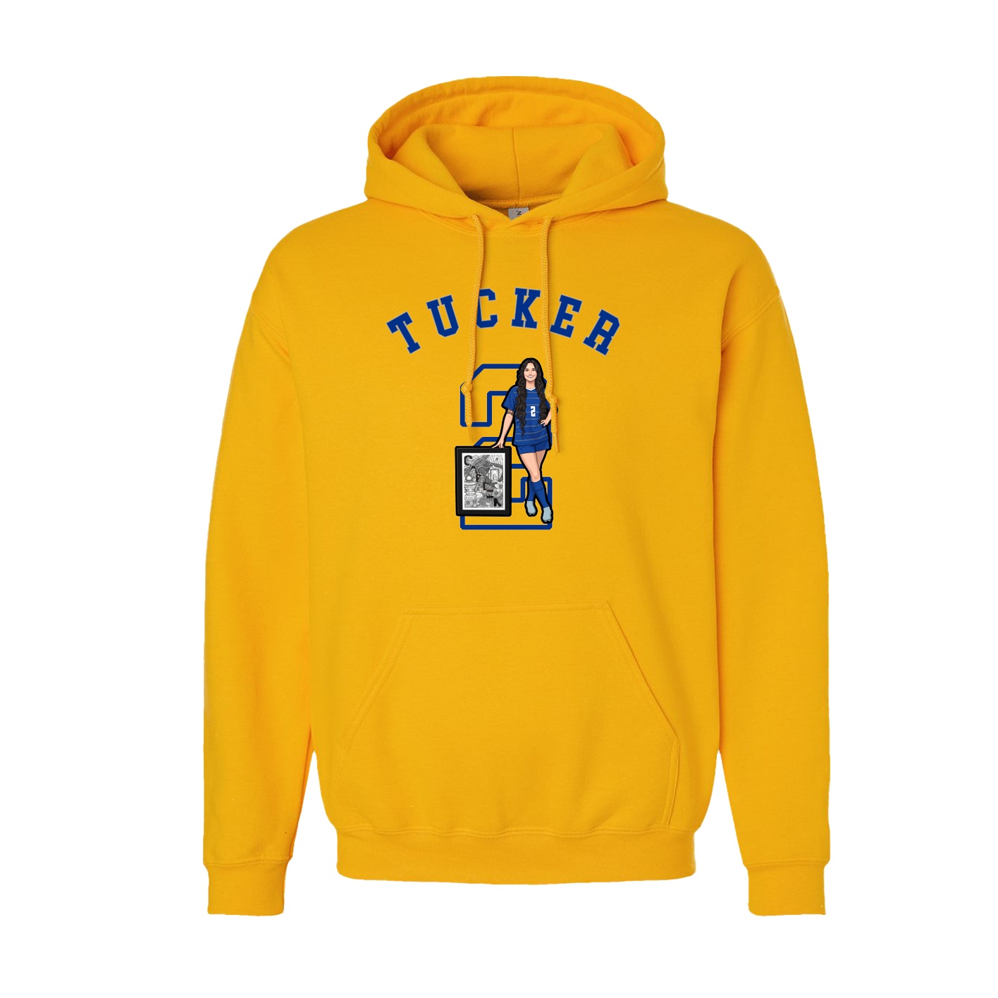 Hoodie — Shirsey Arch in Gold