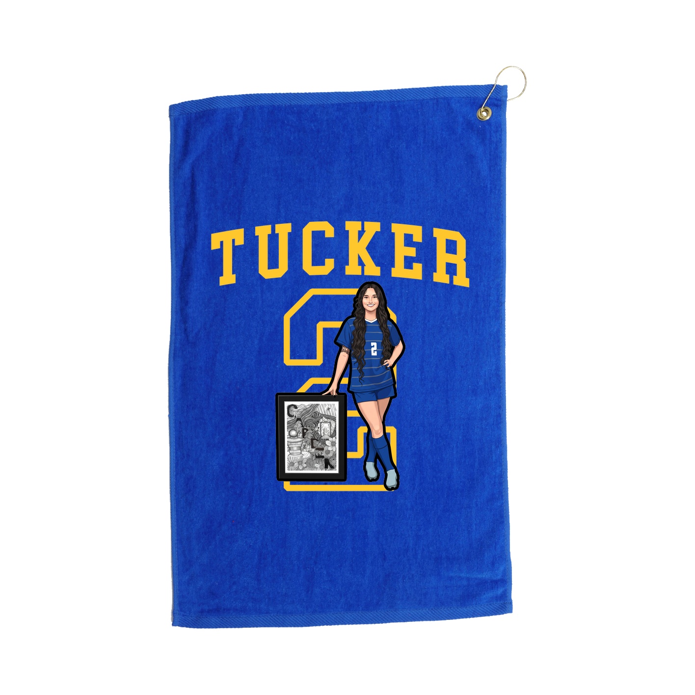Golf Towel — Shirsey in Royal