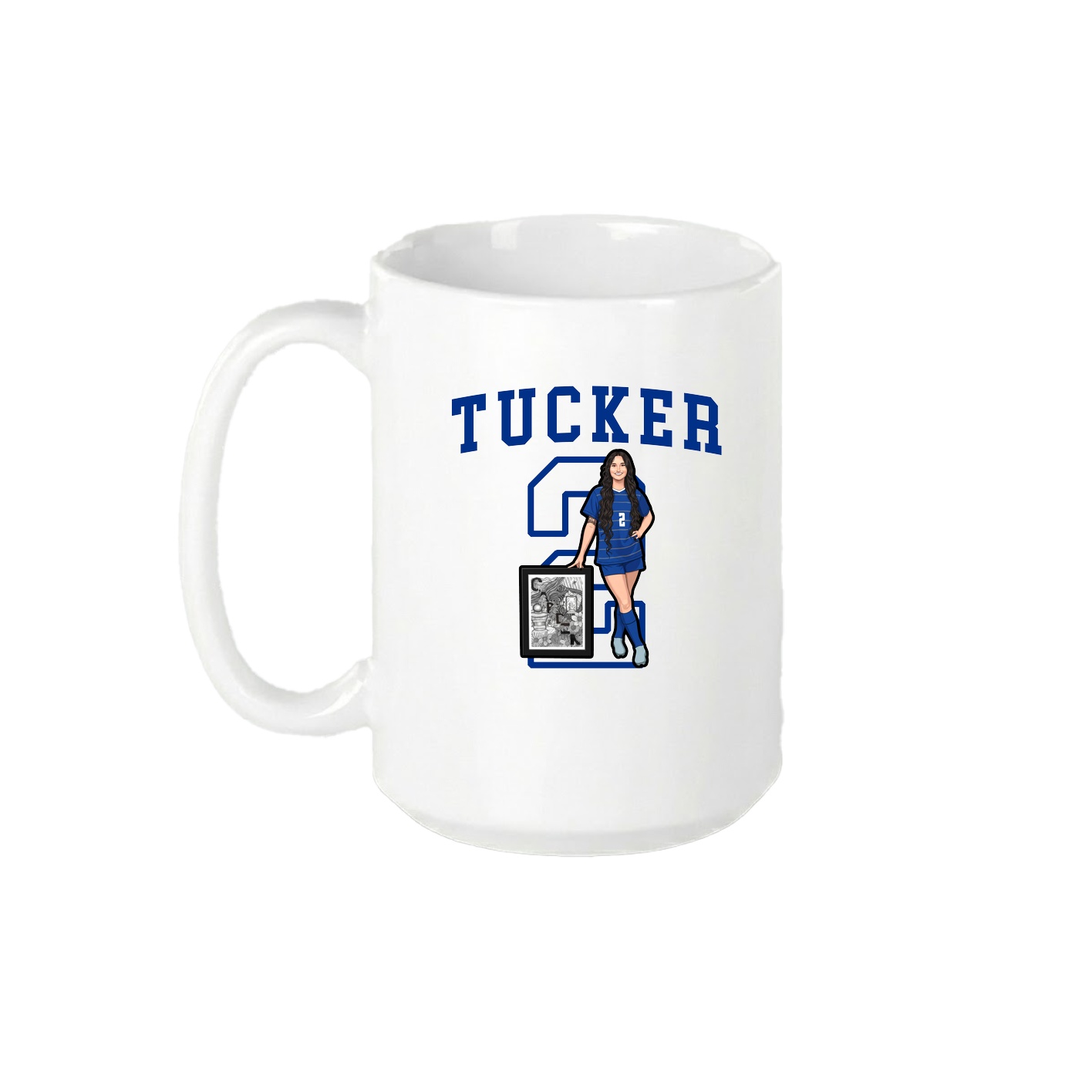 15oz Coffee Mug — Shirsey in White