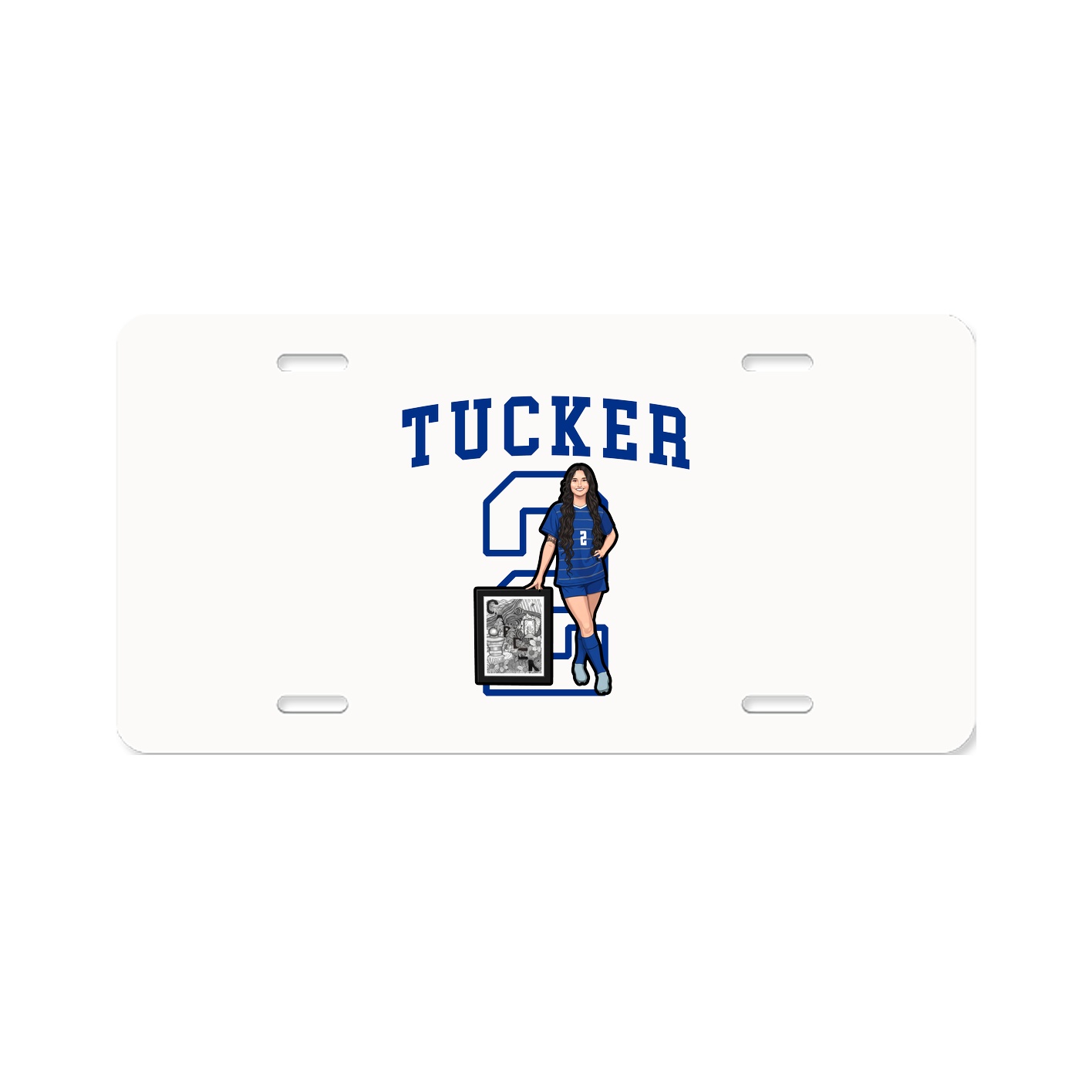 License Plate — Shirsey in Classic